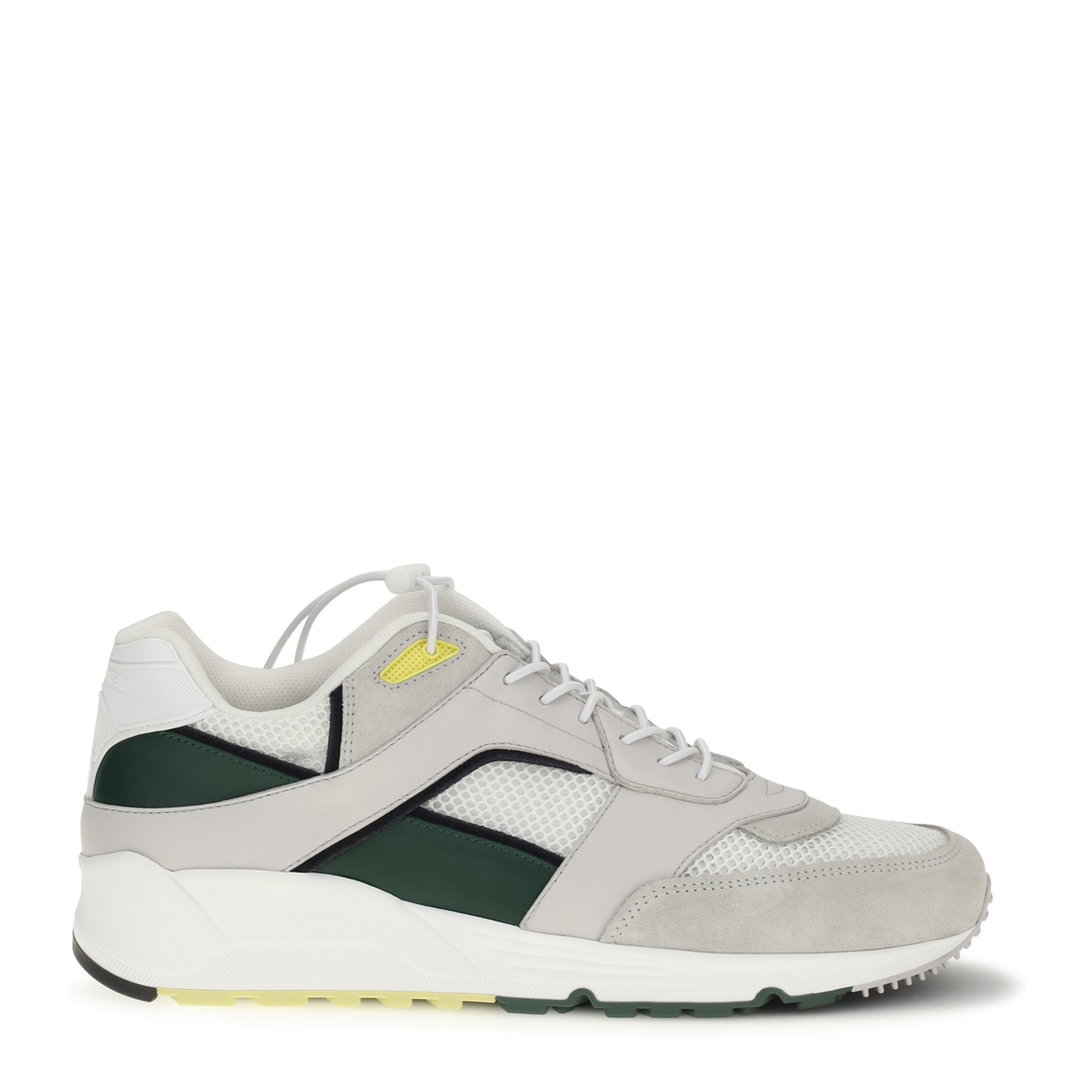 MAYFEYR - Saint Laurent - Smooth Leather And Suede Bump Sneakers - 862577AAGB7