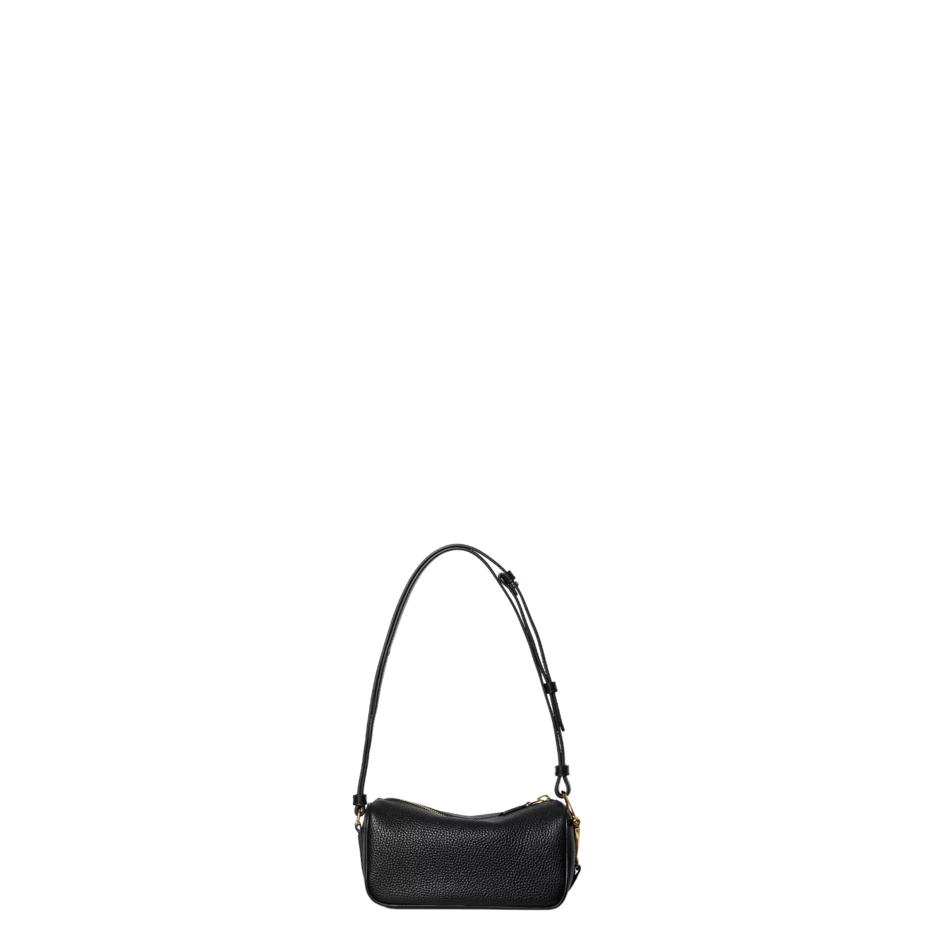 Half Horsebit Mini Bag in Black Leather