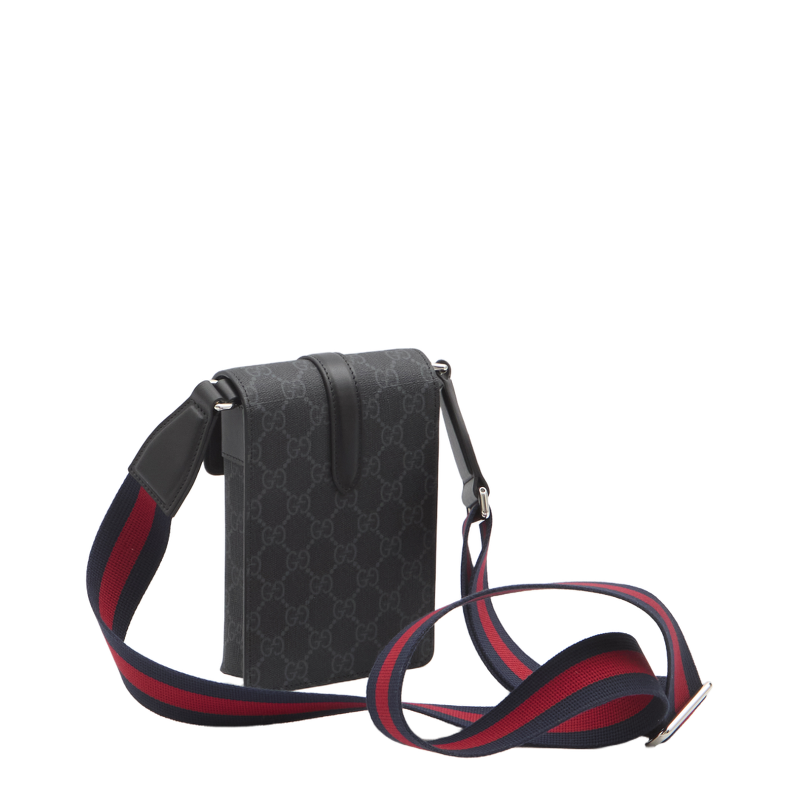 GG Black Mini Canvas Bag - Gray
