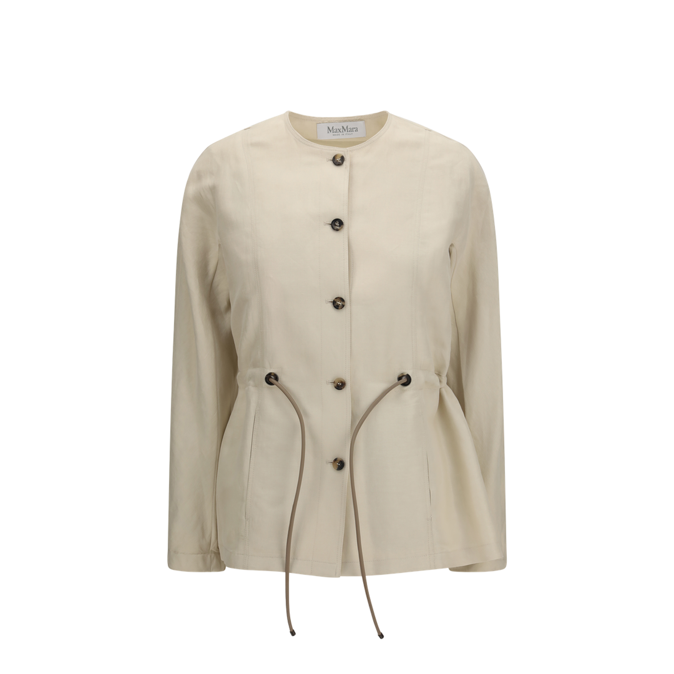 MAYFEYR - Max Mara - Carezza Jacket In Linen And Silk Blend - 2611191042600