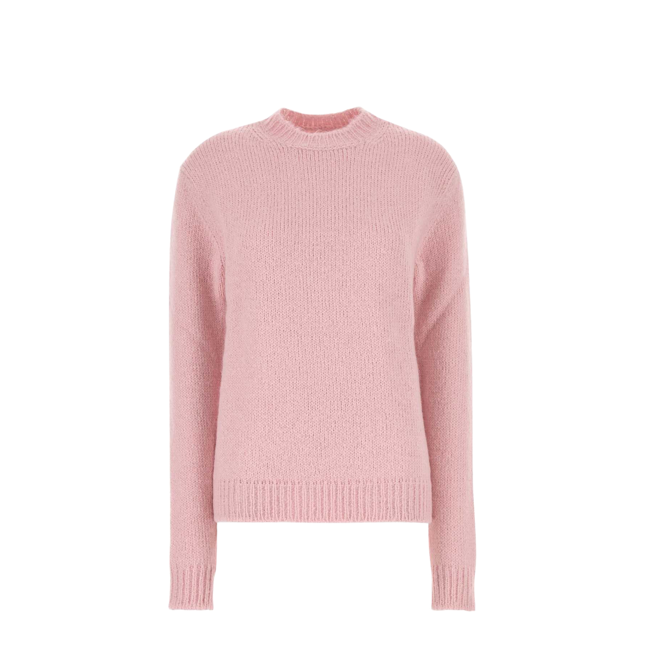 Midweight Crew-Neck Sweater Pink