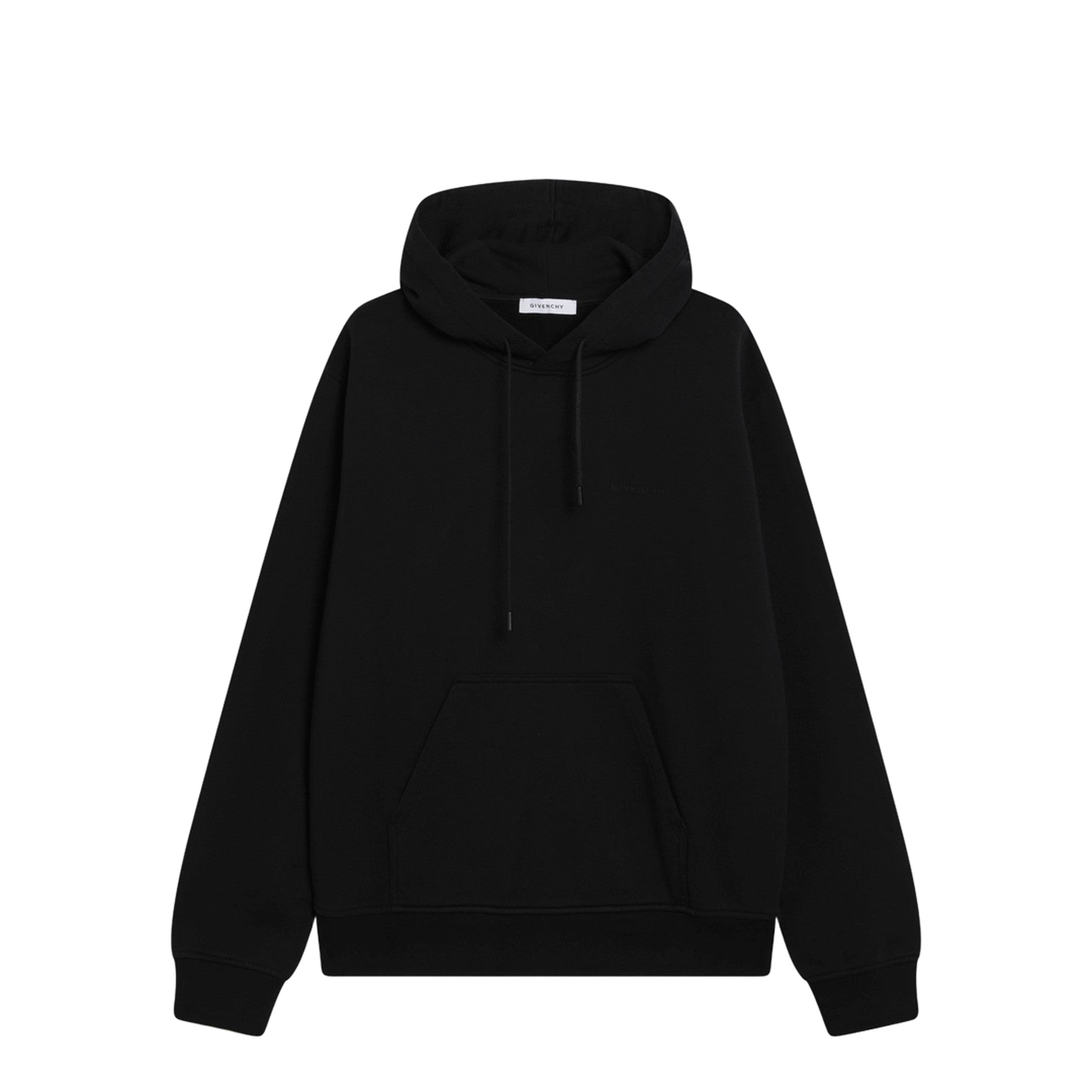 Black Couture Seam Sweatshirt with Clapperboard Print