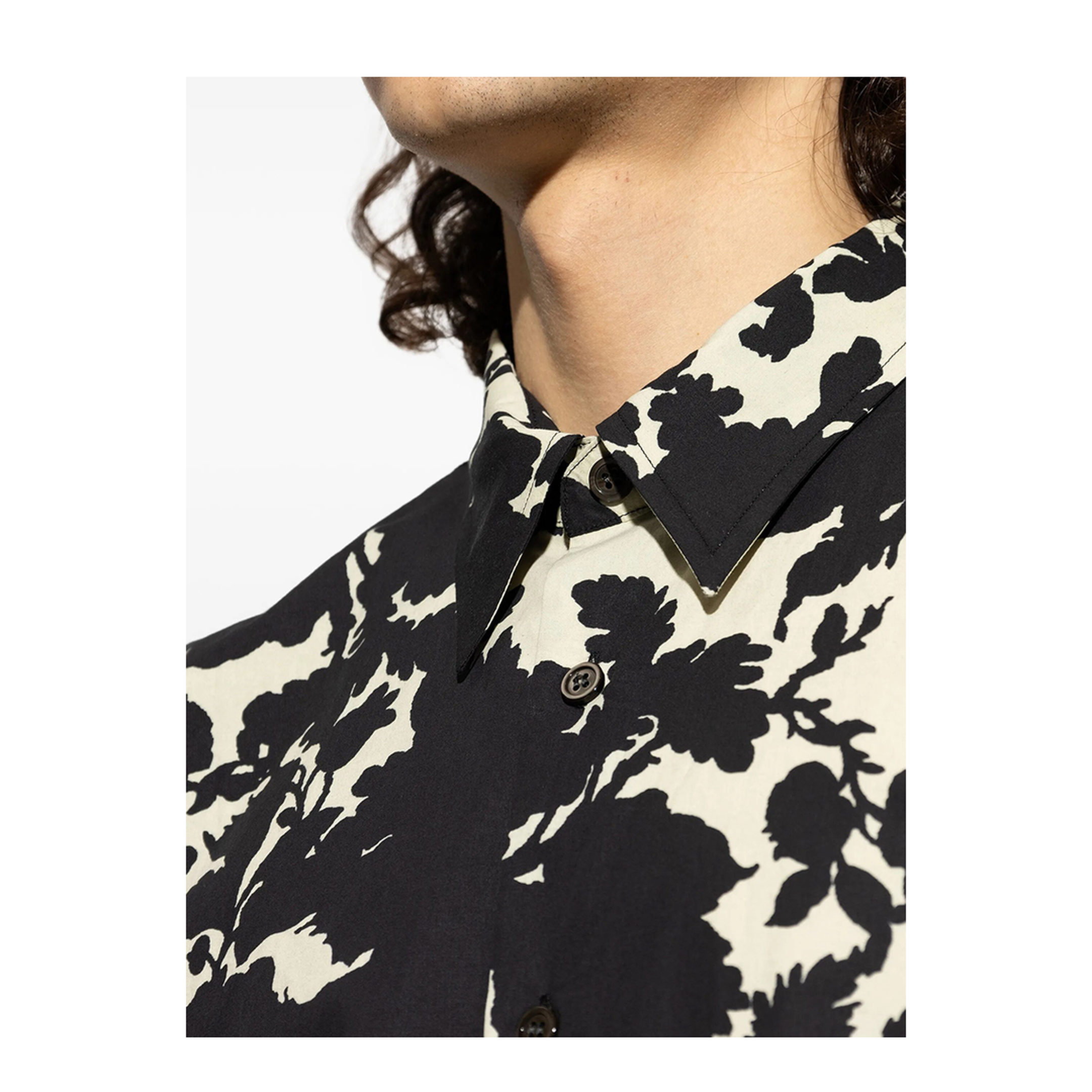 MAYFEYR - Dries Van Noten - Croom Patterned Cotton Shirt - 0207323352350