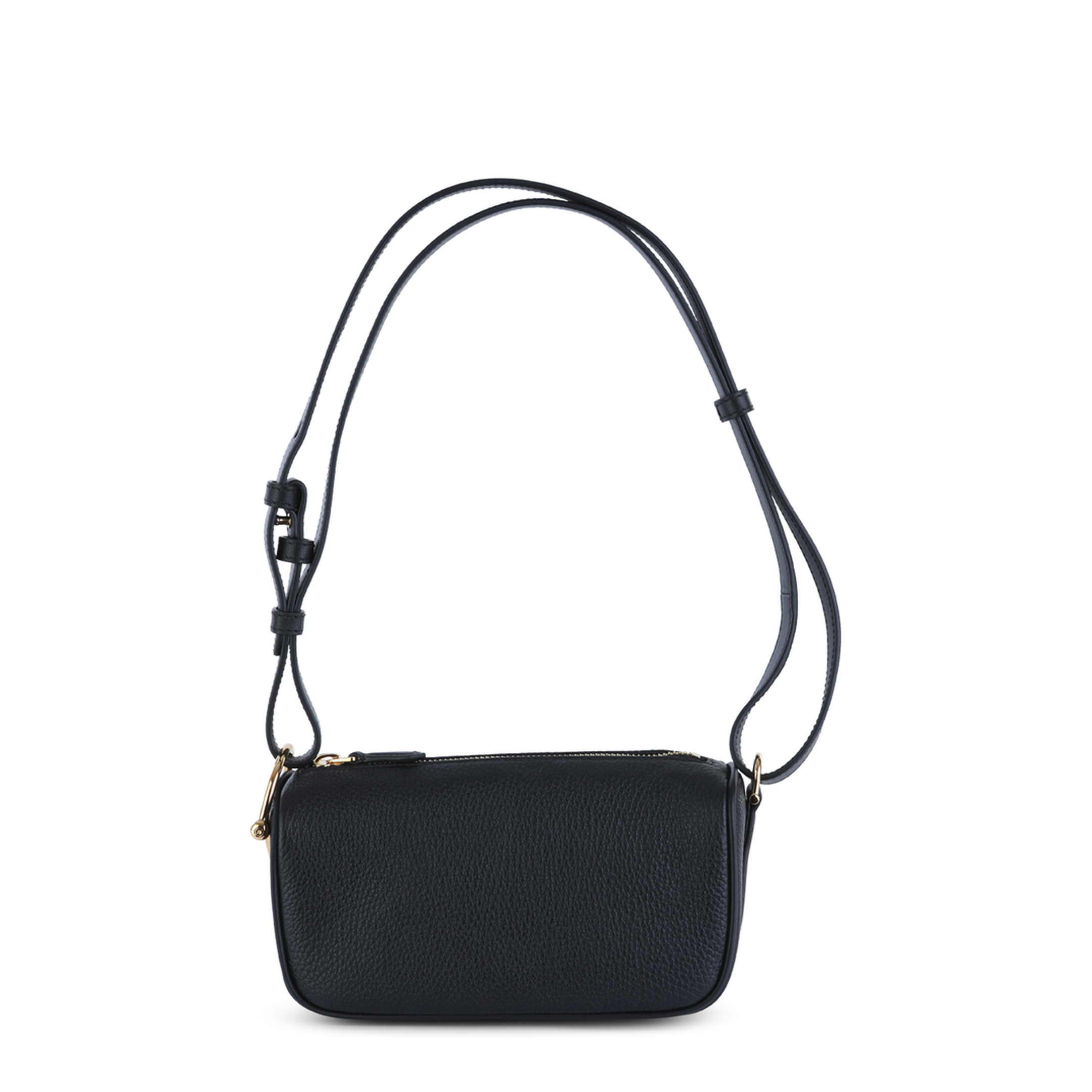 Half Horsebit Mini Bag in Black Leather
