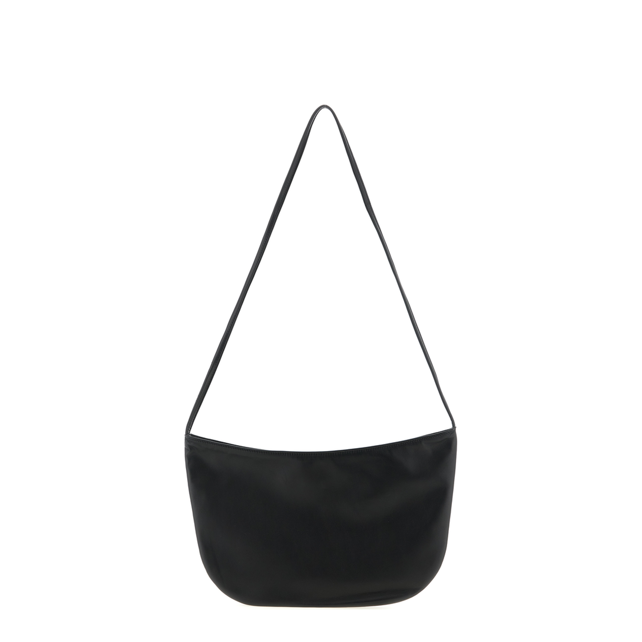 Black Leather Izzy Crossbody Bag