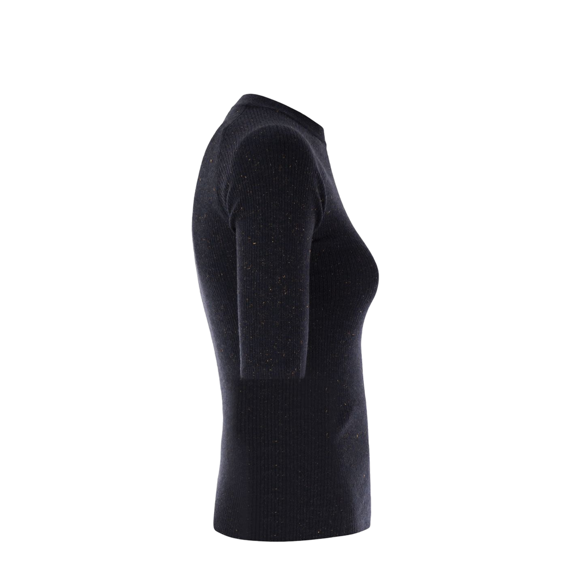 Sparkling Ribbed Cashmere Sweater