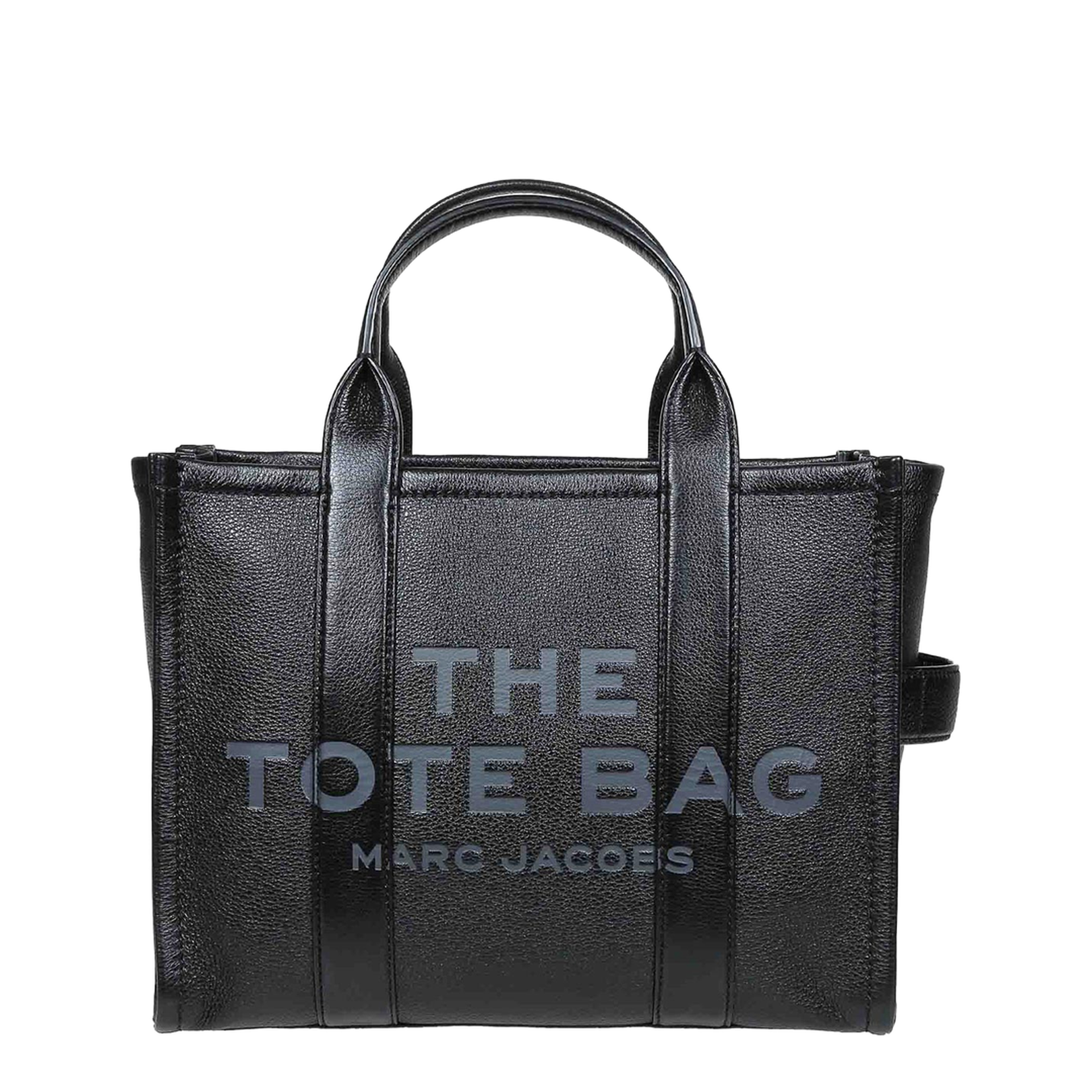 Medium Tote in Black Leather