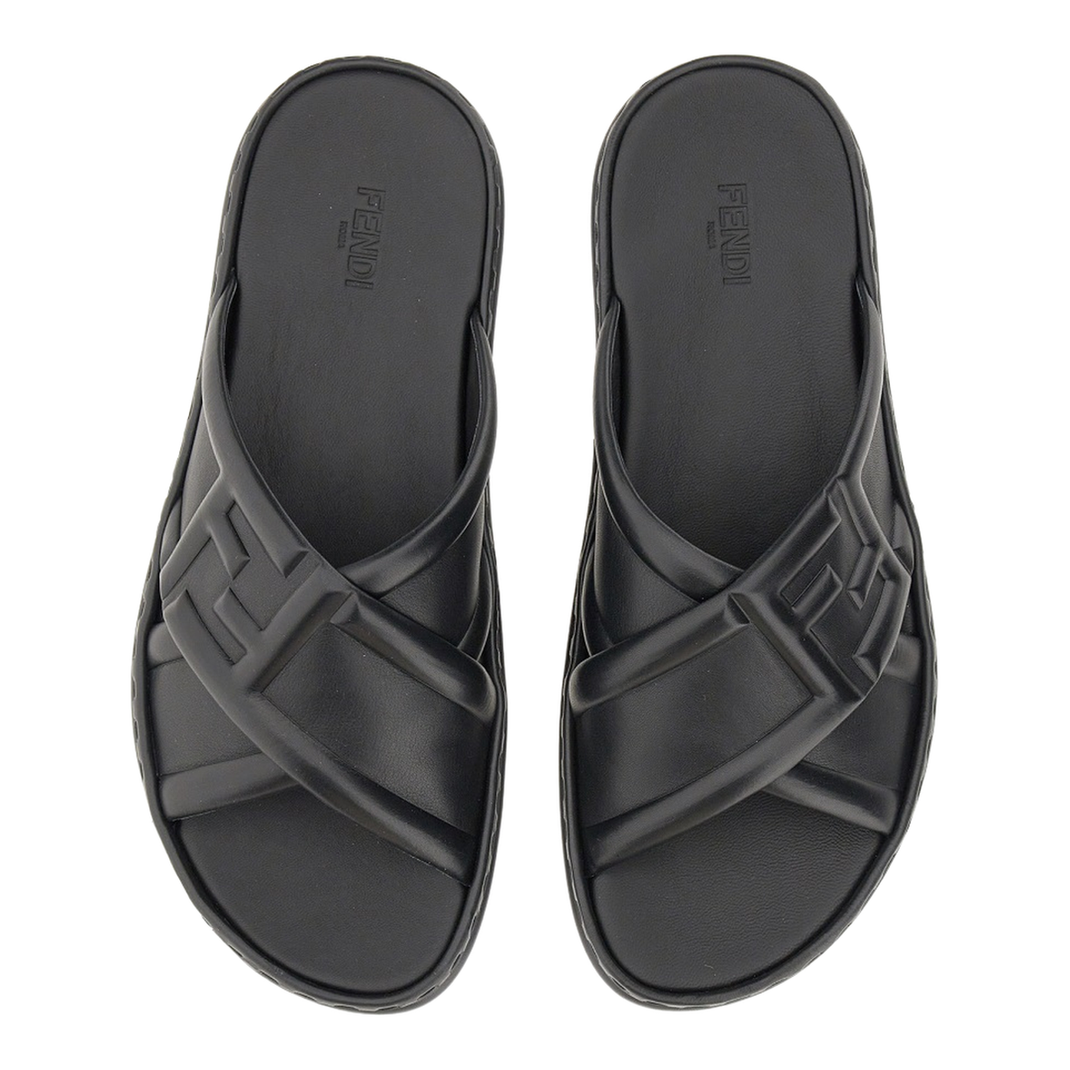 Black Leather Sandal