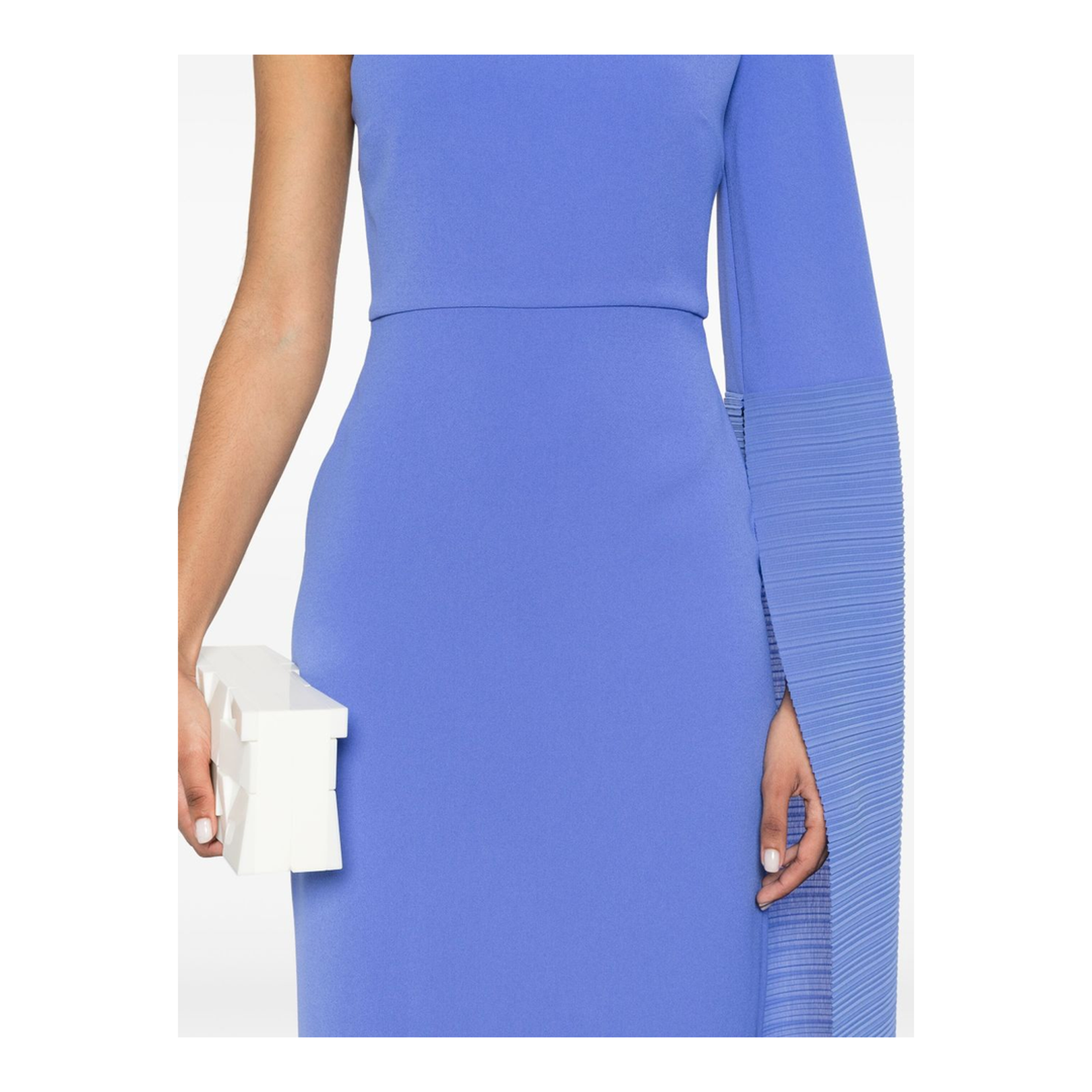 Periwinkle Blue Monospalla Sylvia Maxi Dress