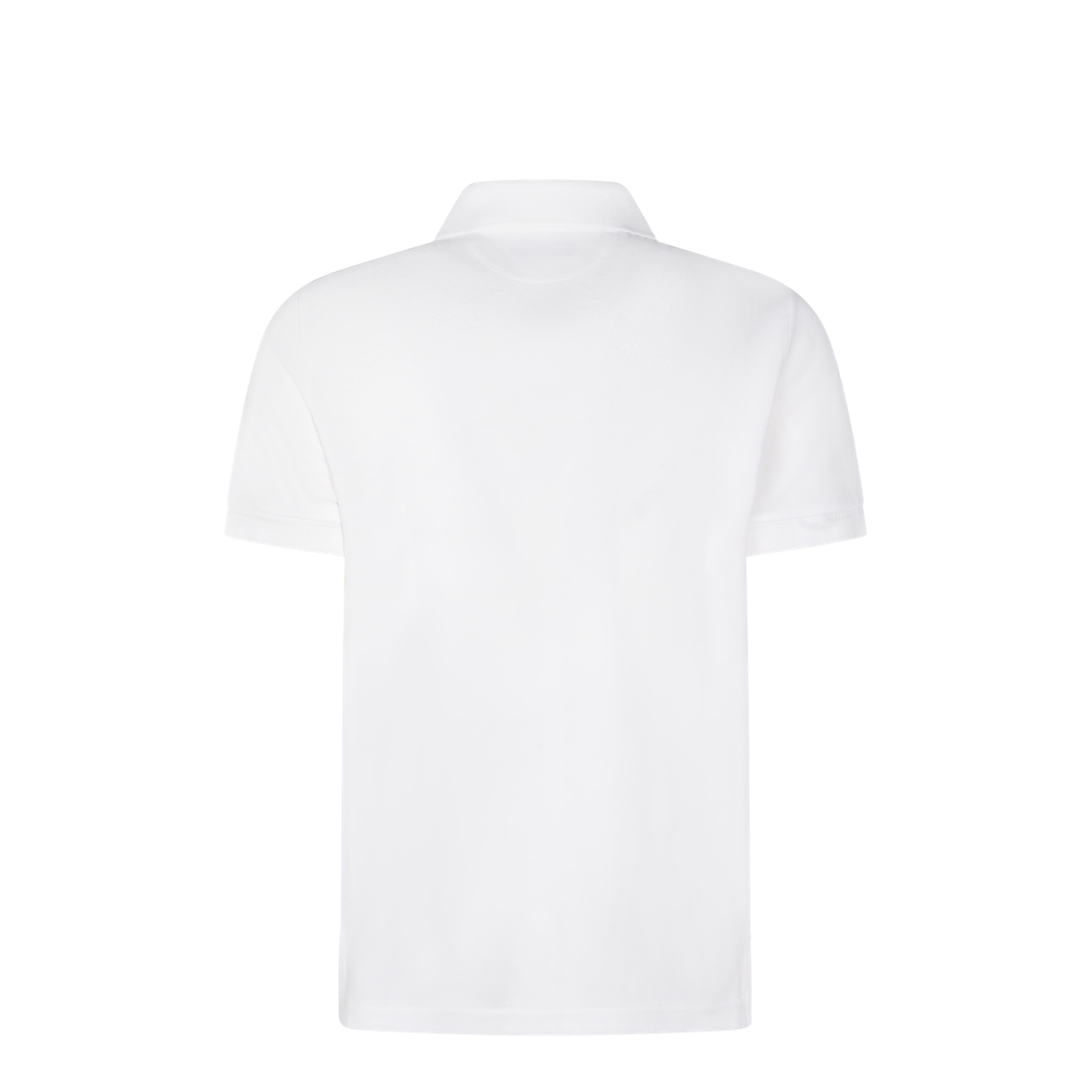 Lyocell Pique Polo Shirt In White