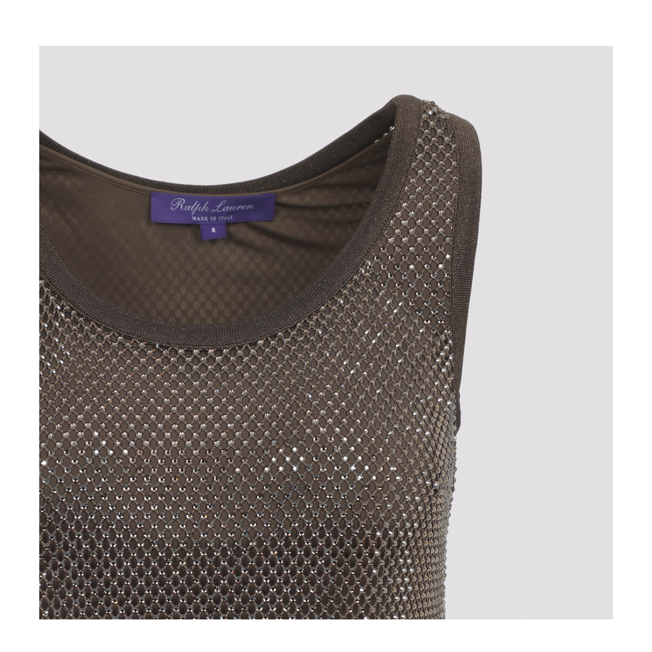 MAYFEYR - RALPH LAUREN COLLECTION - Espresso Melony Tank Top - 290P19622001ESPRESSO