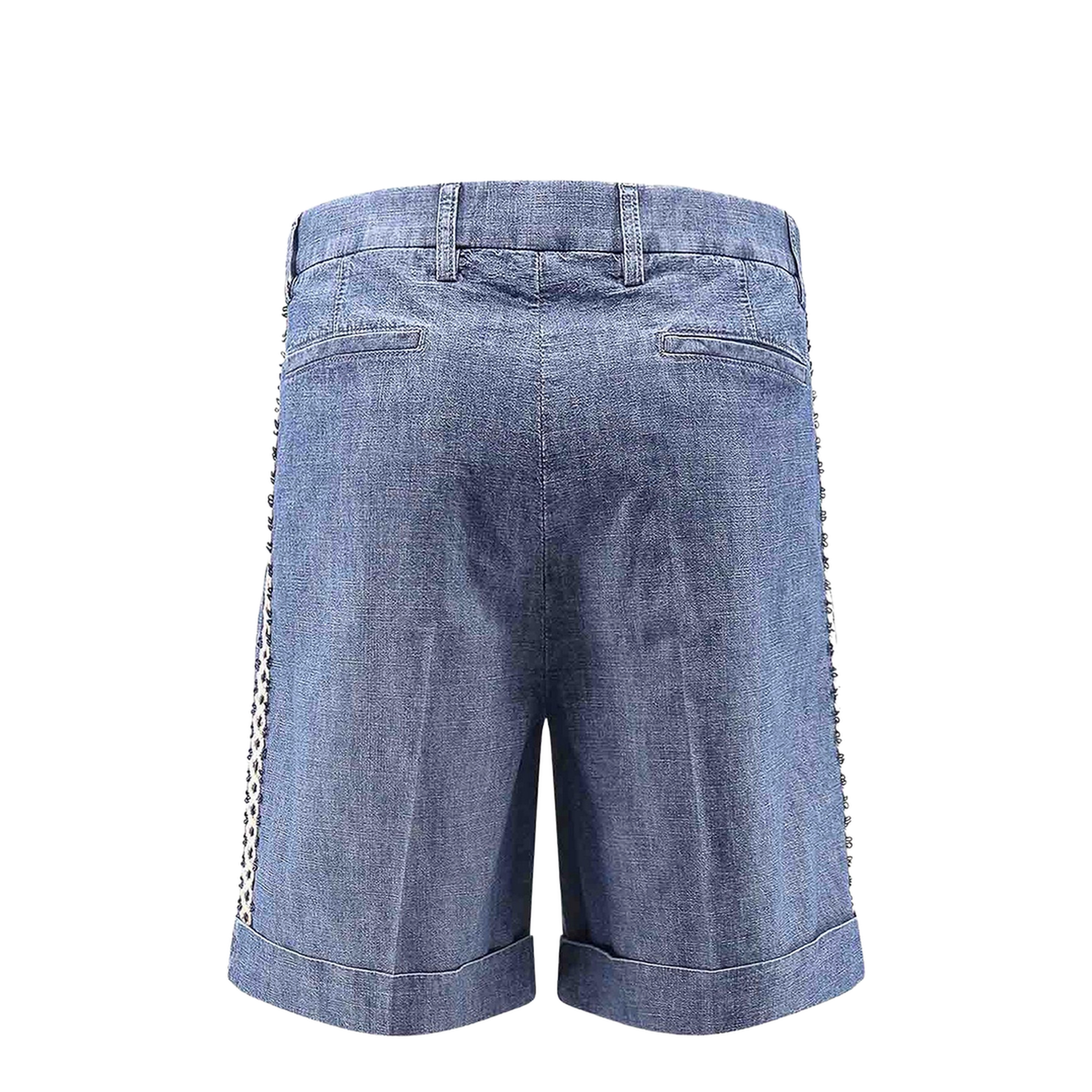 Denim Bermuda Shorts