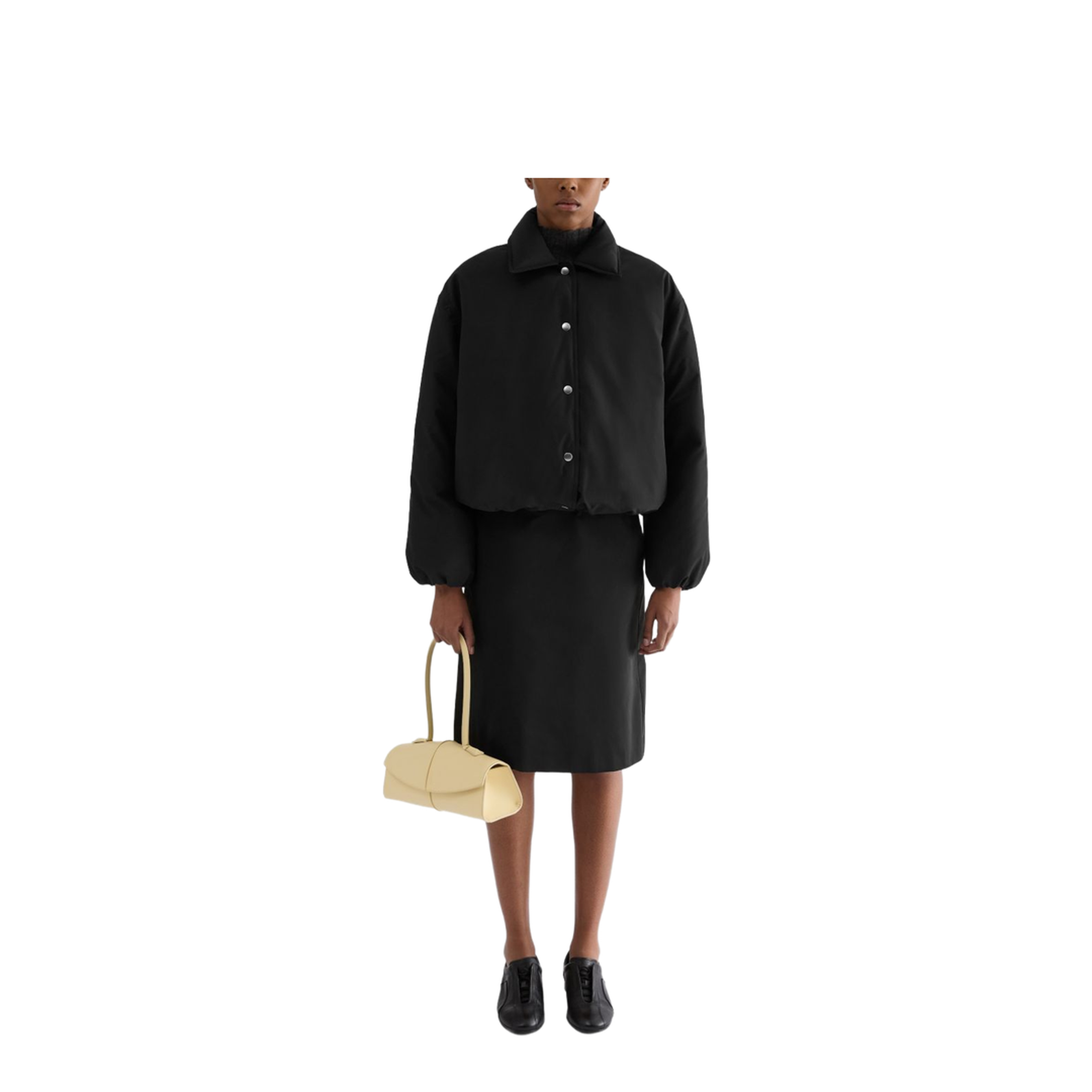 Hooded Fur Padded Jacket