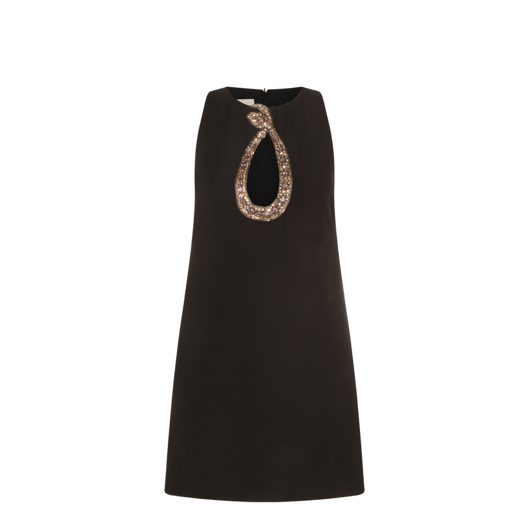 Black Wool Blend Dress