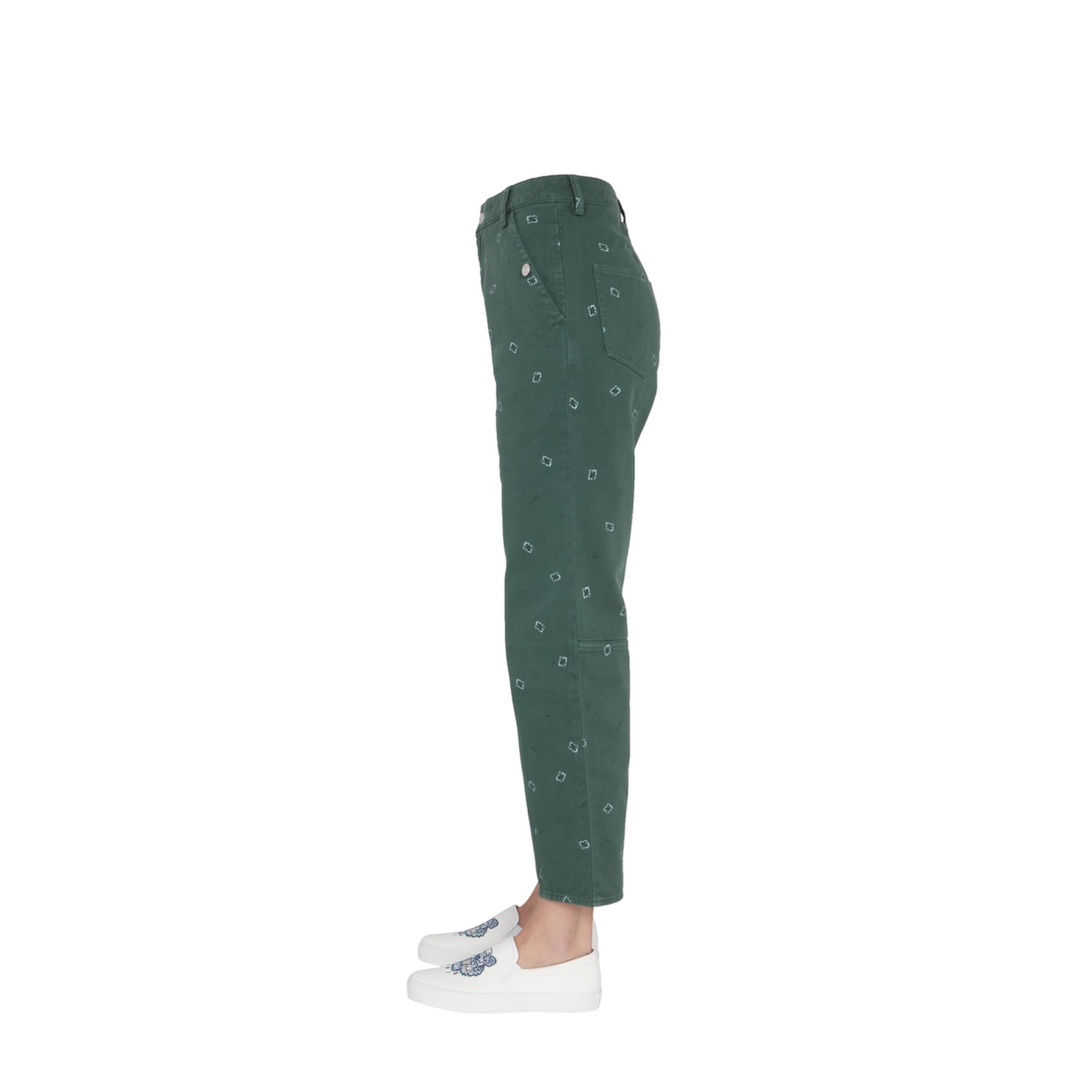 Pants with Paisley Pattern