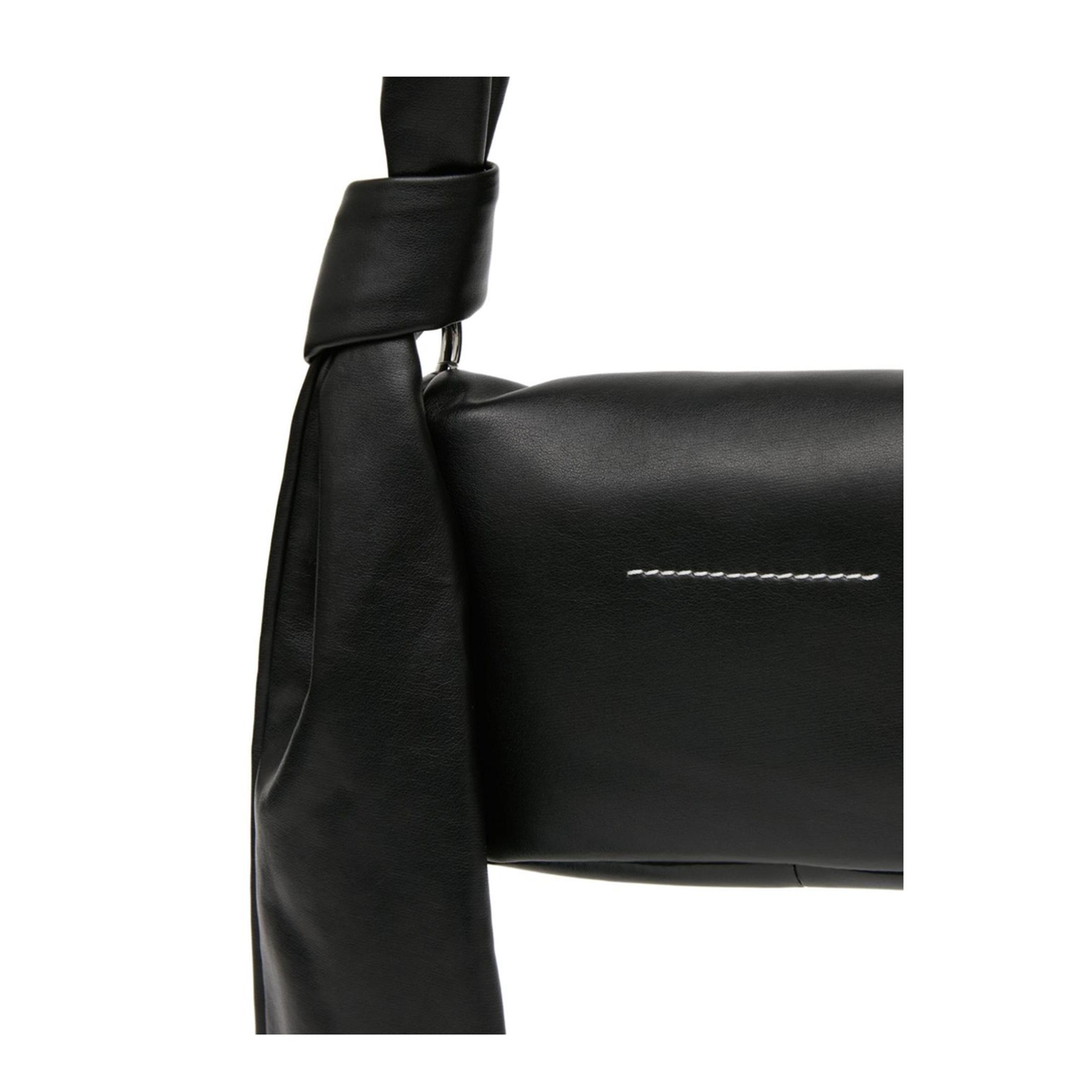 Glove Small Coated Polyester Shoulder Bag - Black