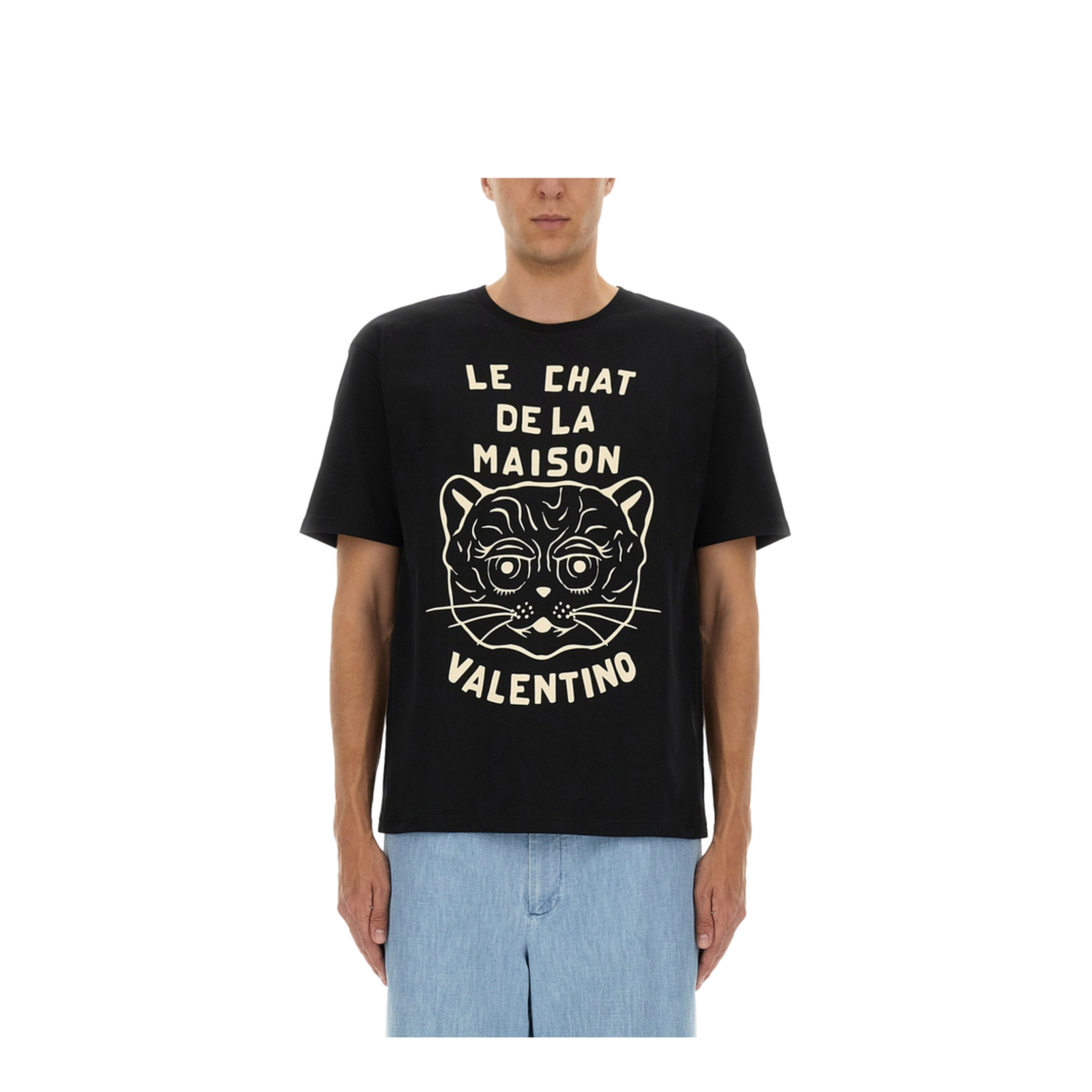 Black Cotton T-Shirt