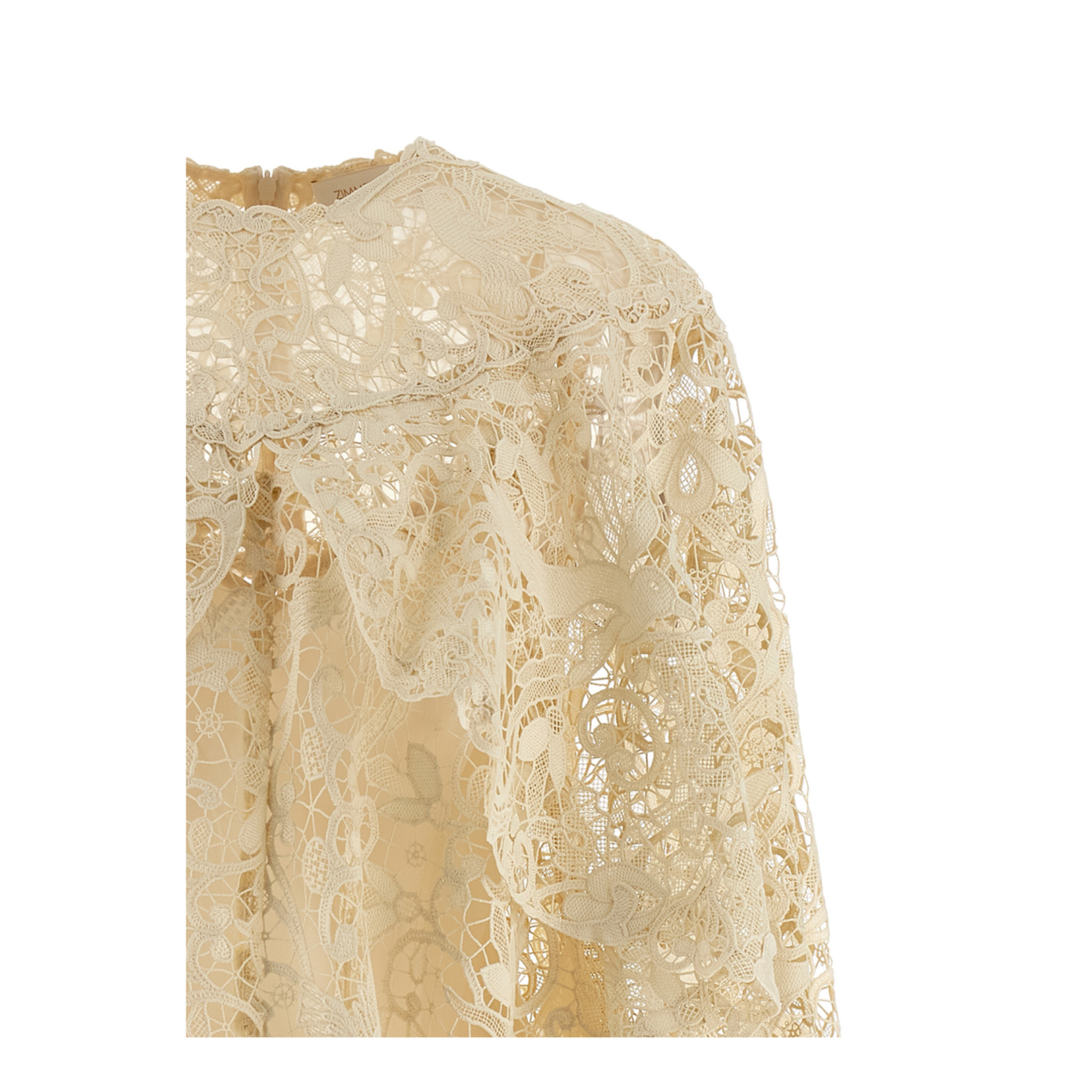 'Memento Bird Lace Mini' Dress