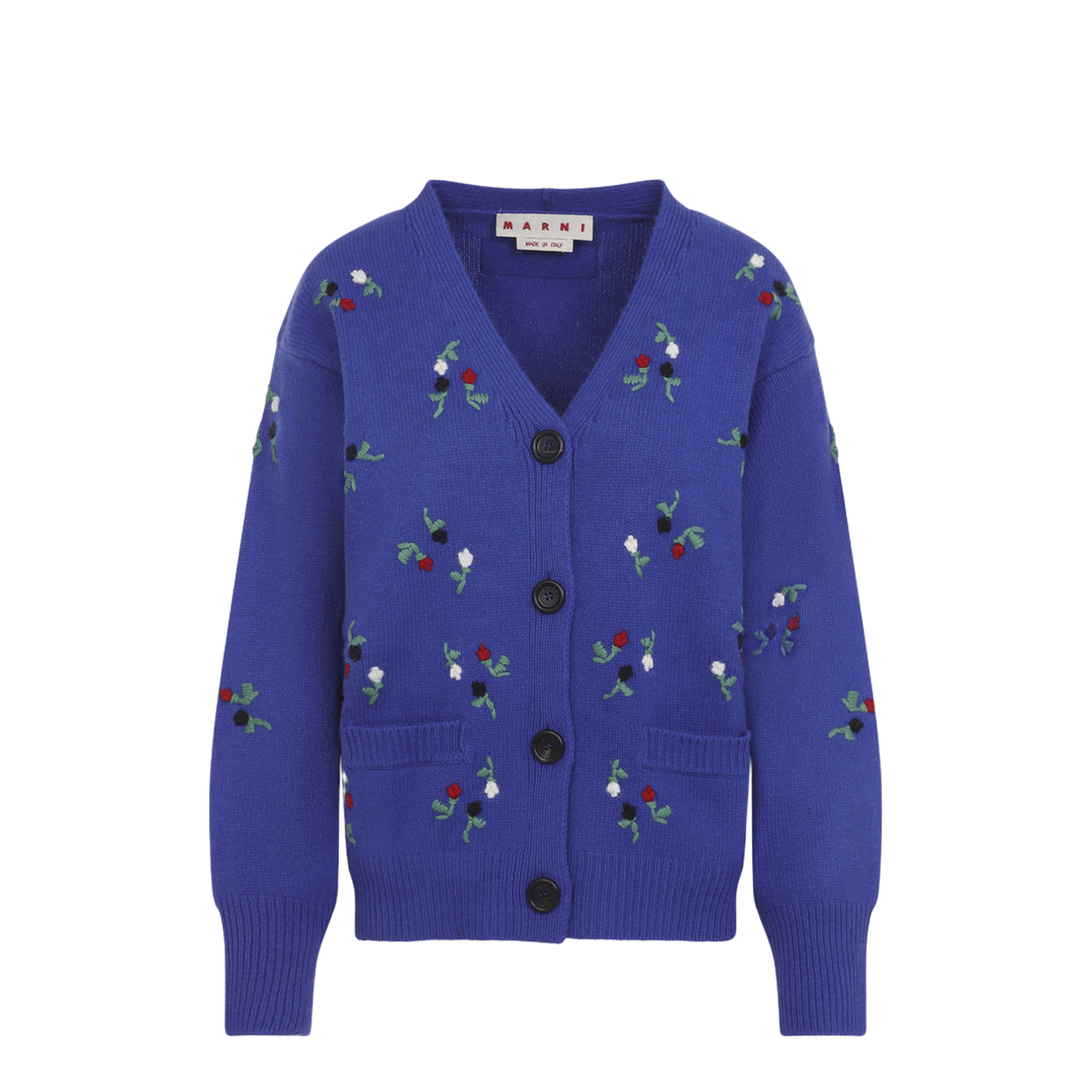 MAYFEYR - Marni - Embroidered Floral Cardigan - CDMD0463S0UFZ415