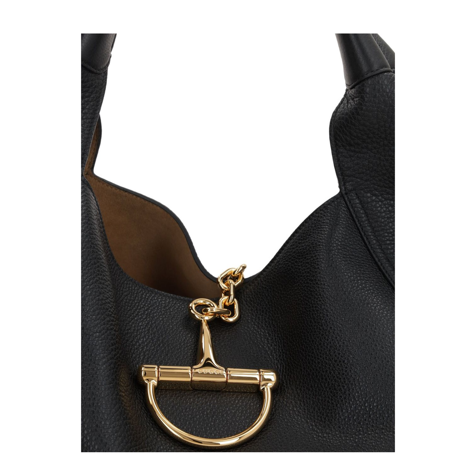 Softbit Maxi Leather Shoulder Bags - Black