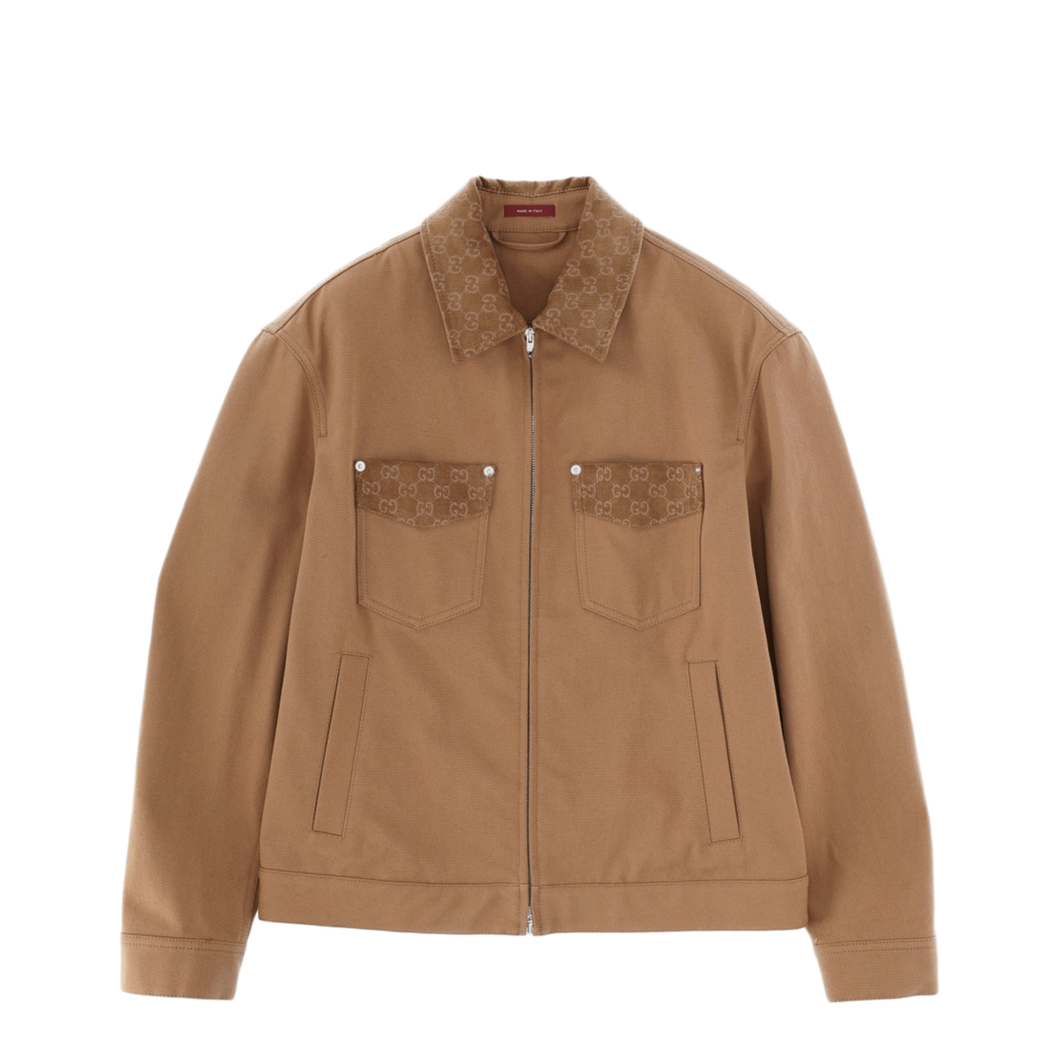 Jacket with Zipper and Collar