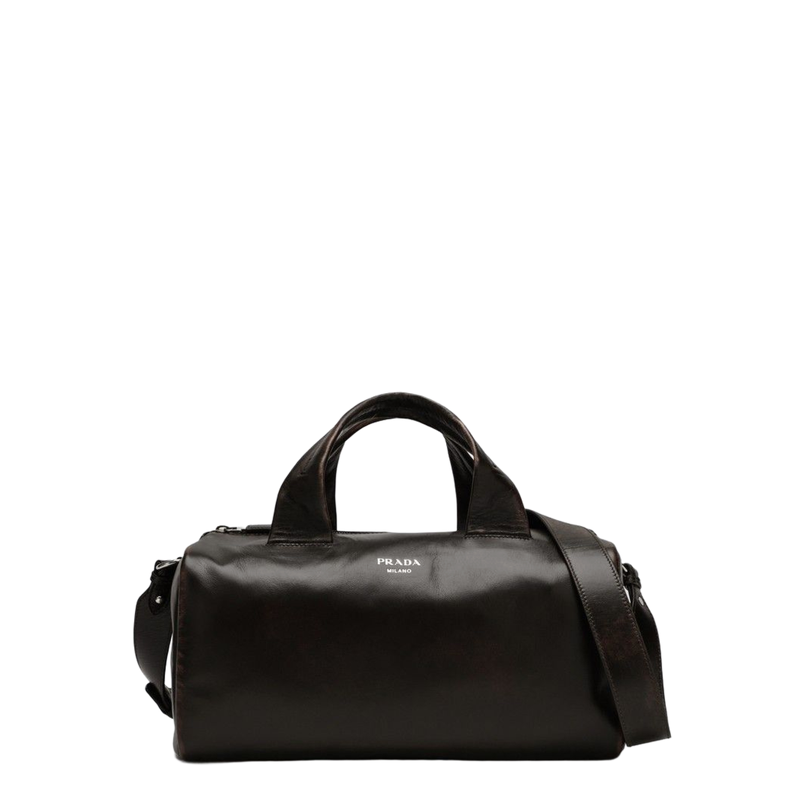 Small Brown Leather Travel Bag