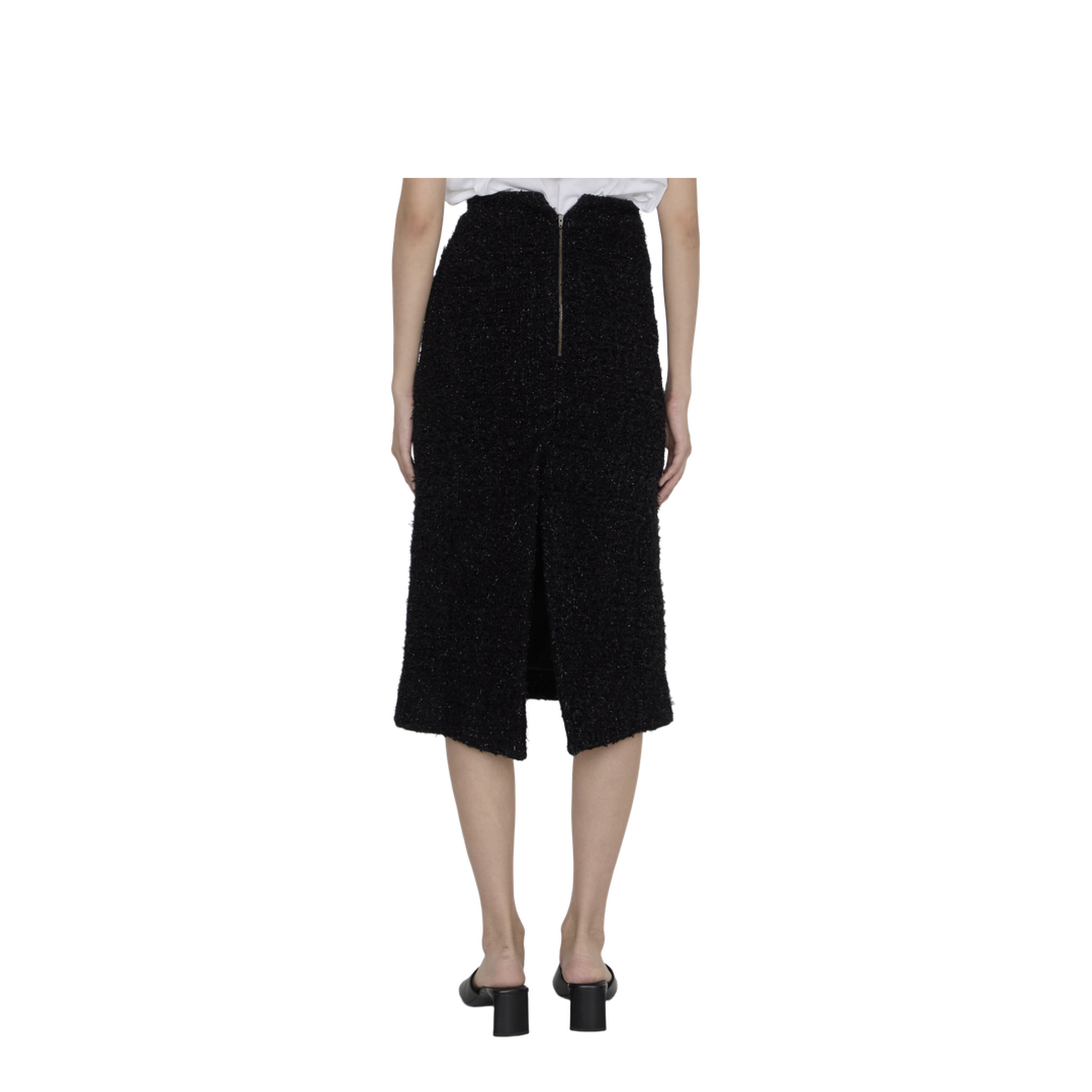 Tweed Midi Skirt