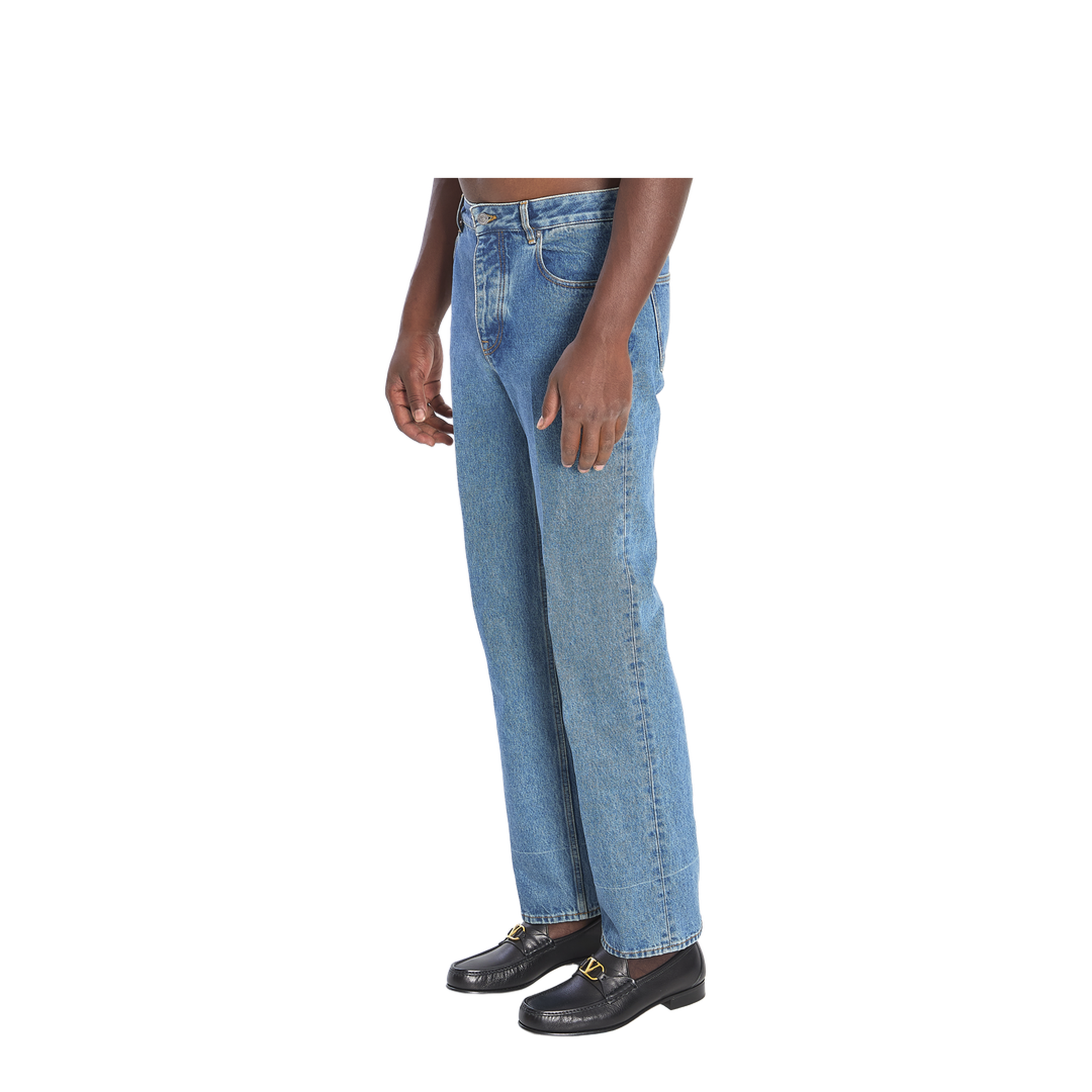 Straight Fit Denim Jeans