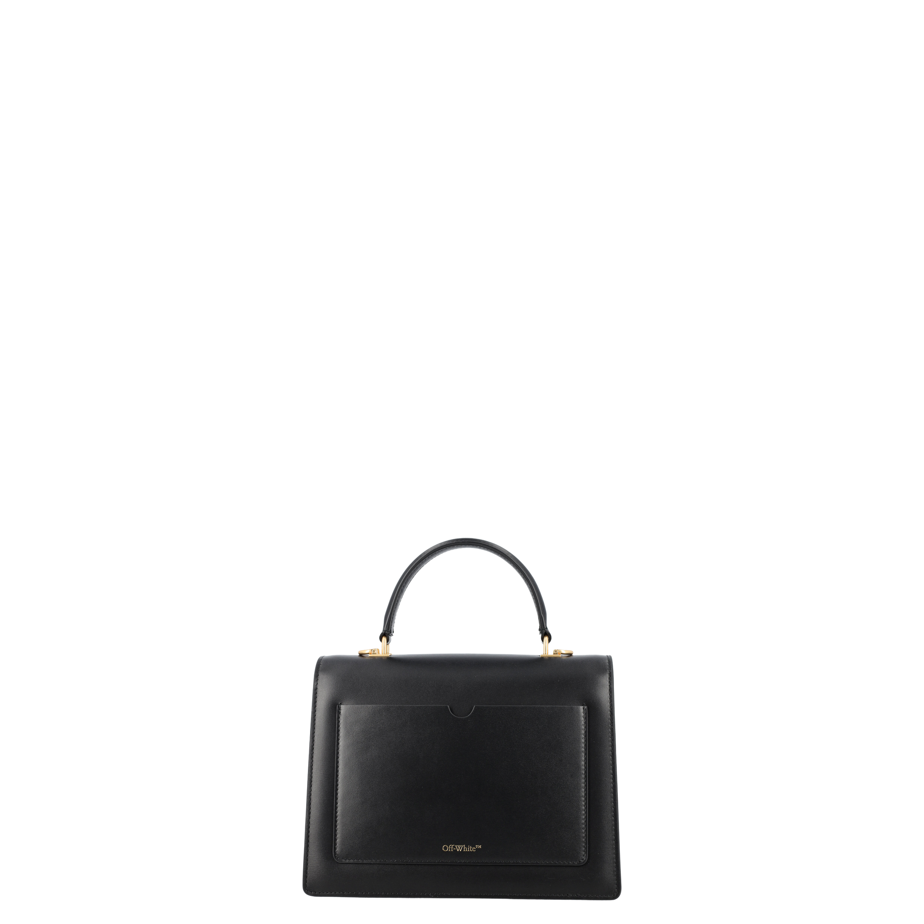 Black Leather Jitney 2.8 Handbag