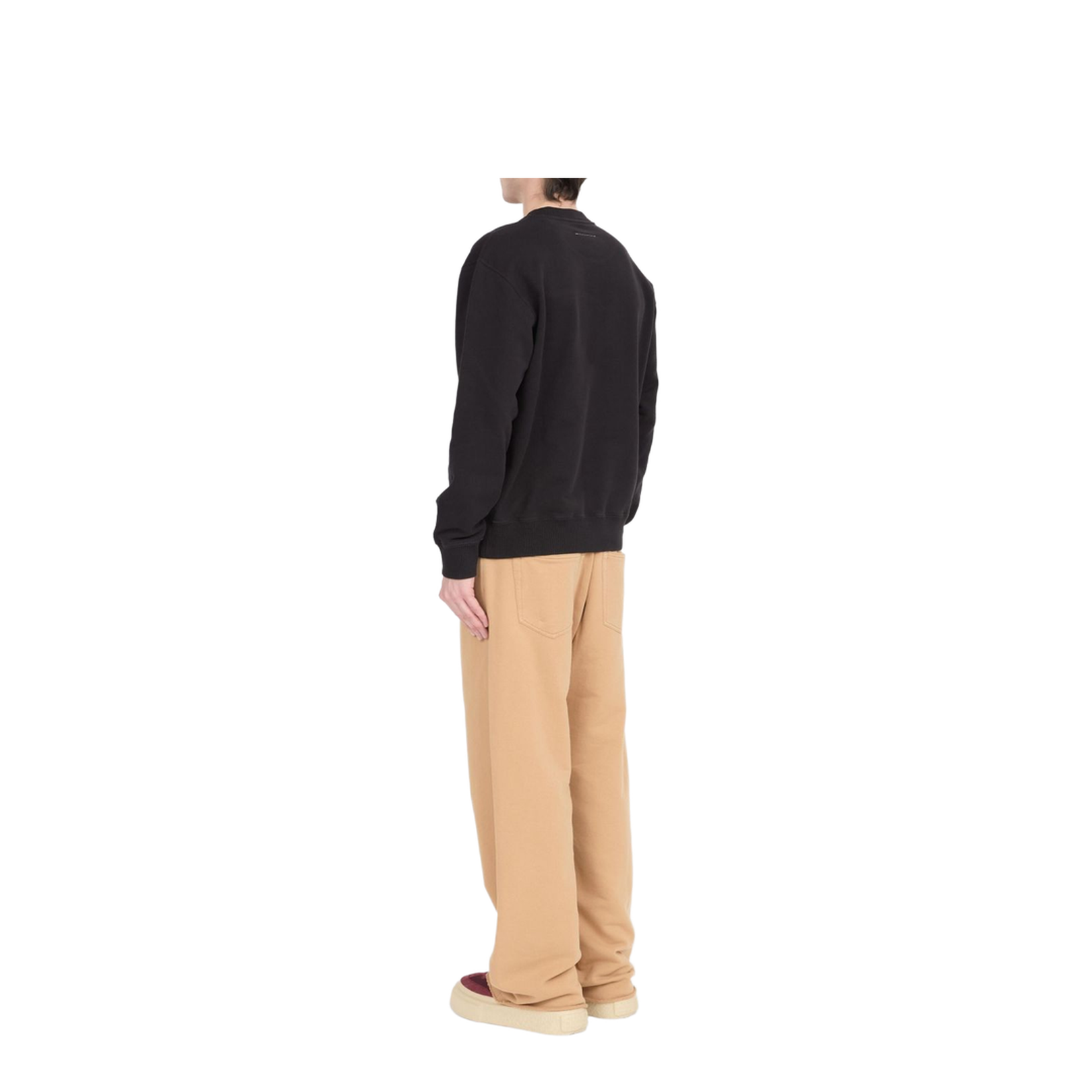 Logo Cotton Crewneck Sweatshirt