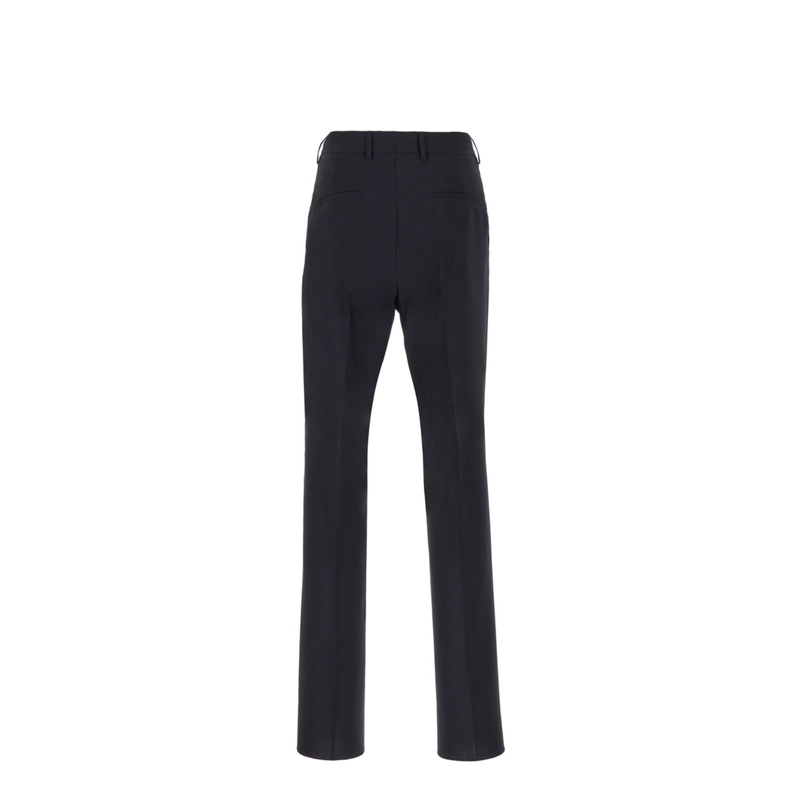 Midnight Blue Wool Blend Pants