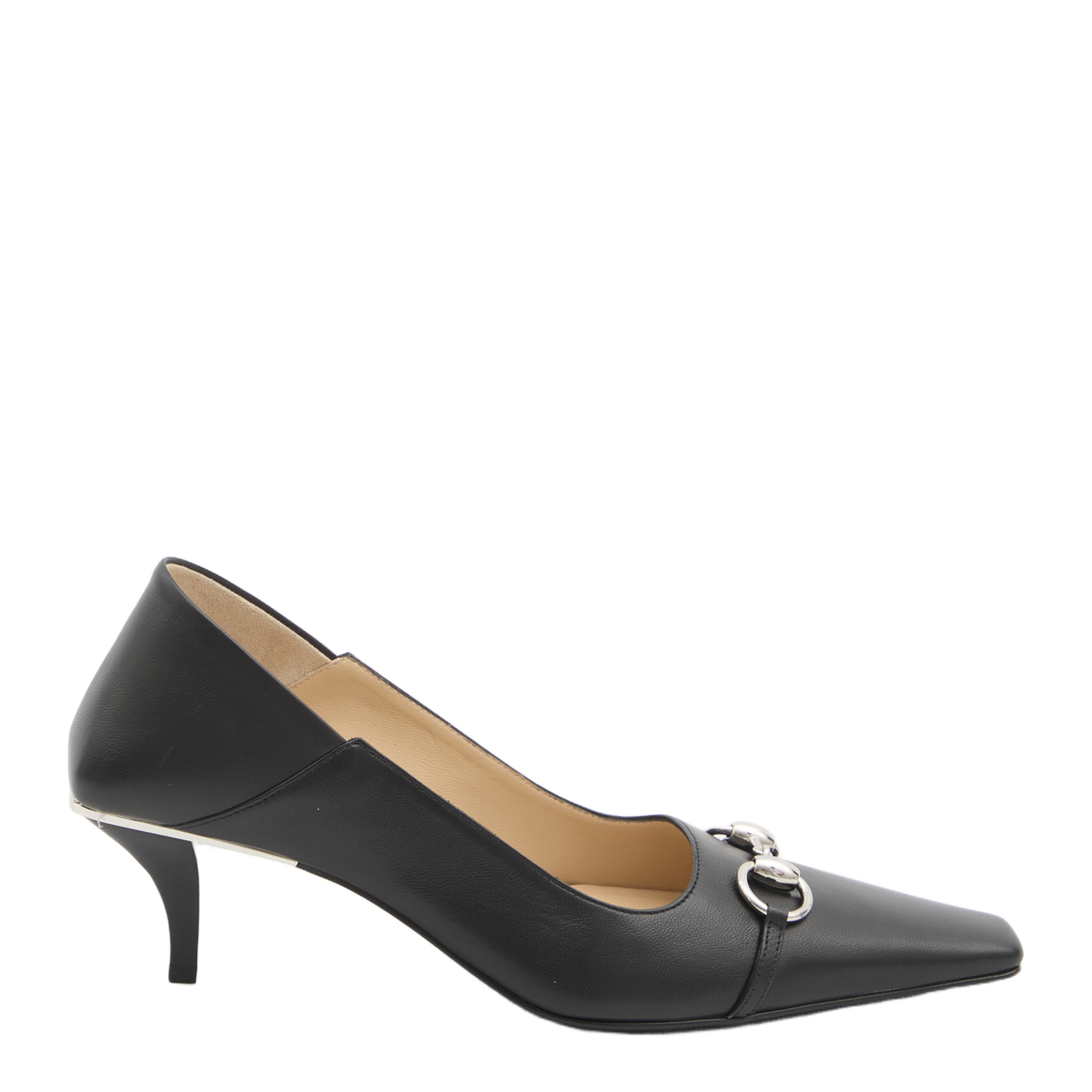 Vittoria Pump in Black Leather