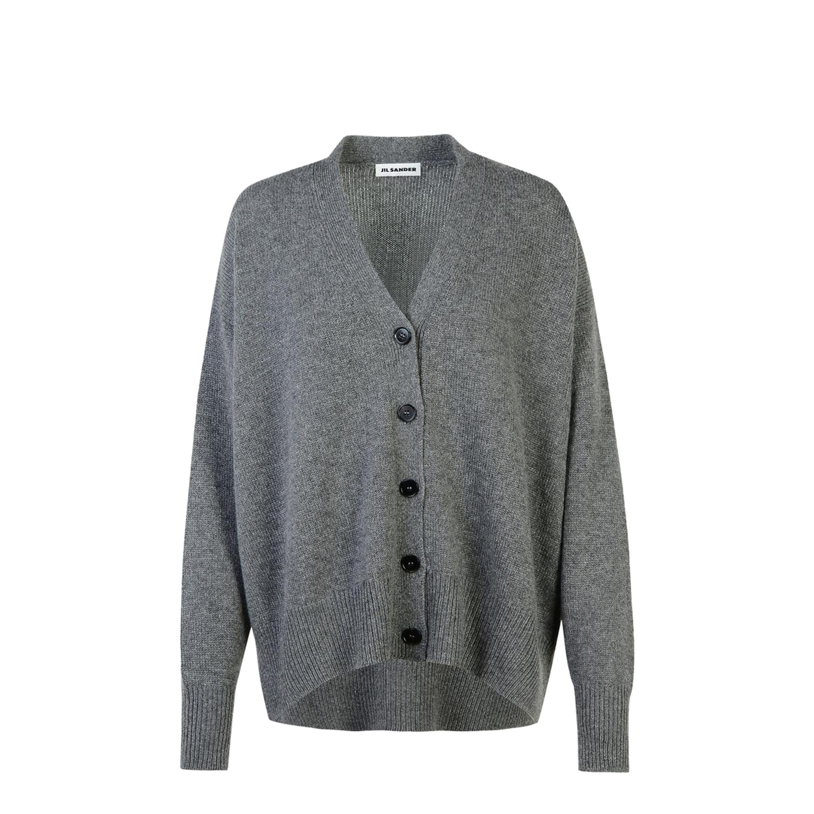 Grey Cashmere Cardigan