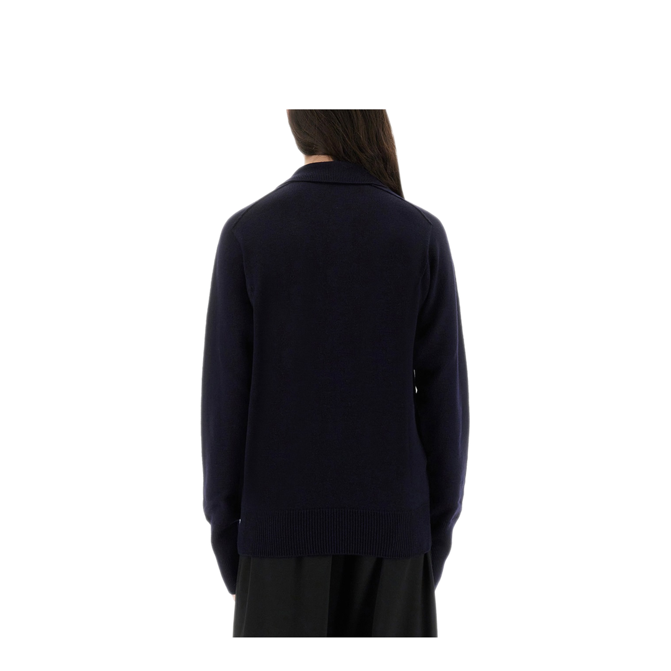 MAYFEYR - Studio Nicholson - Inverness Shirt With Polo Collar - SARKSN1503NAVY