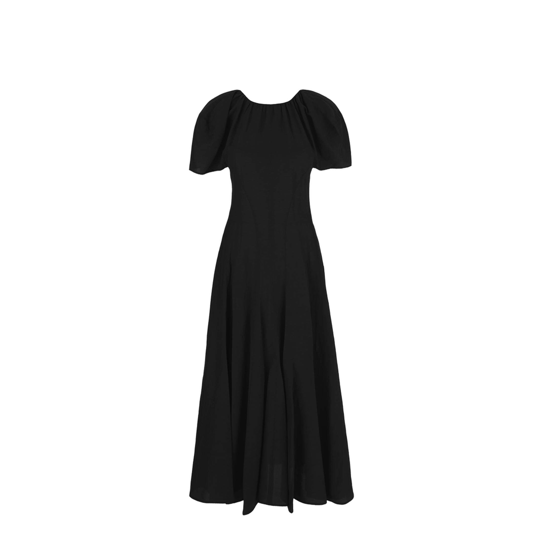 Black Viscose Blend Dress