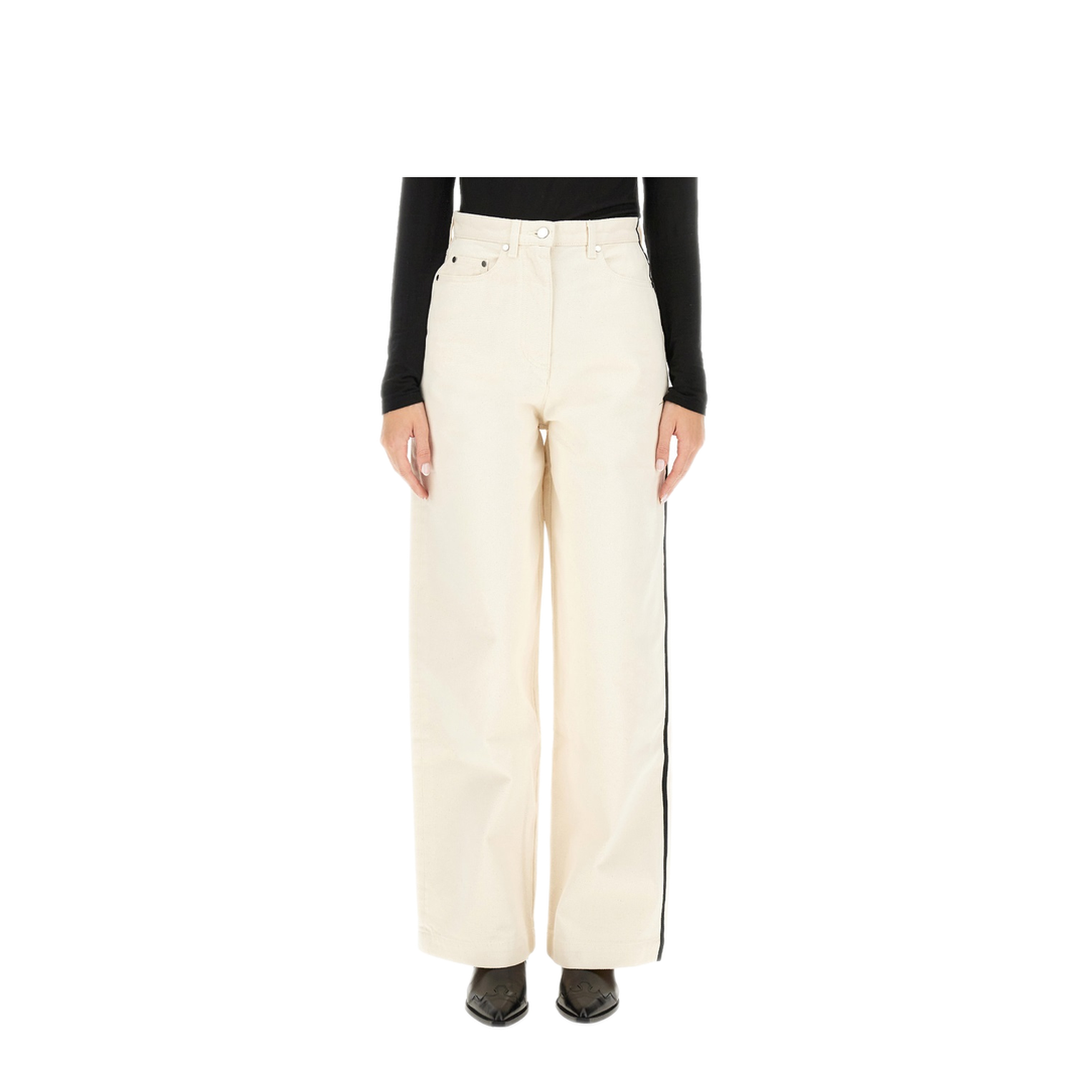 MAYFEYR - PETER DO - Wide Jeans - U172DECO050OFFWHITE