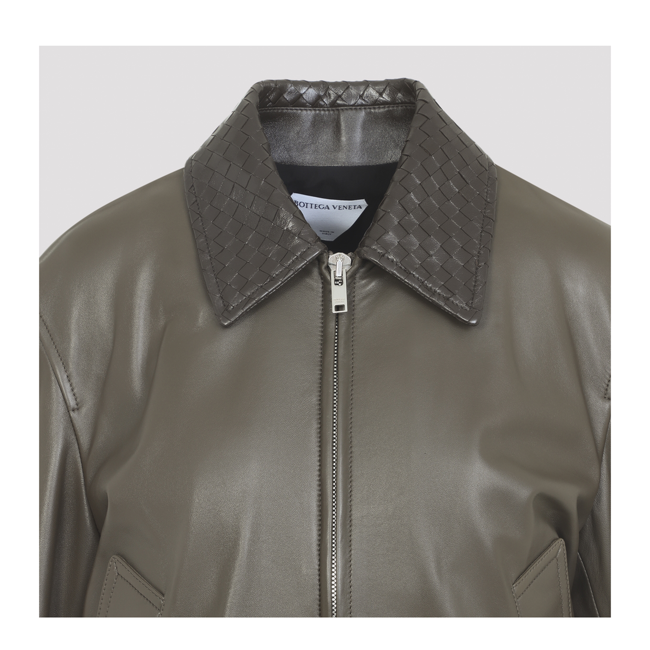 MAYFEYR - Bottega Veneta - Leather Bomber Jacket - 874736V61D0