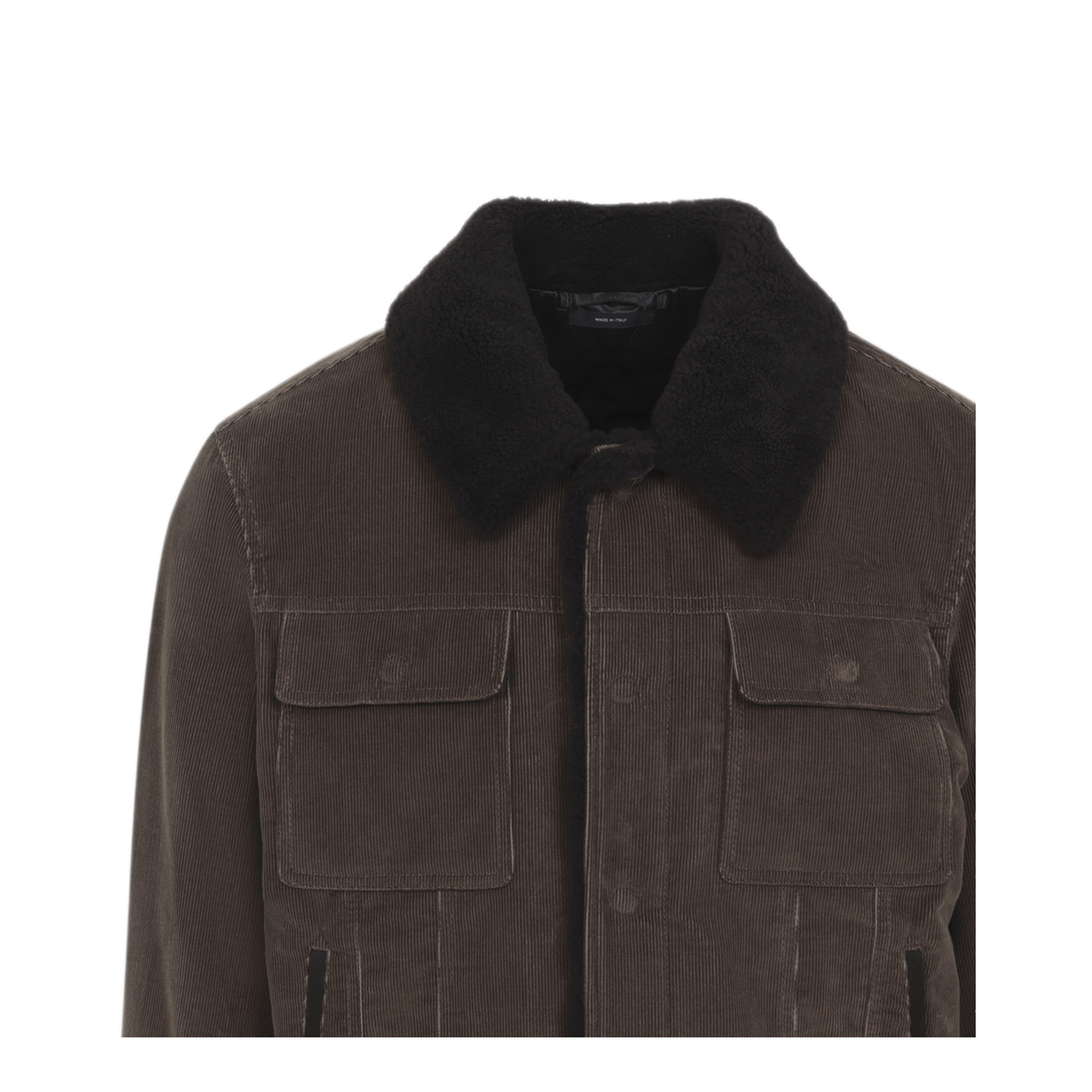 MAYFEYR - Tom Ford - 900 Wale Cord Sherling Collar Trucker - OBS083FMC330EBP