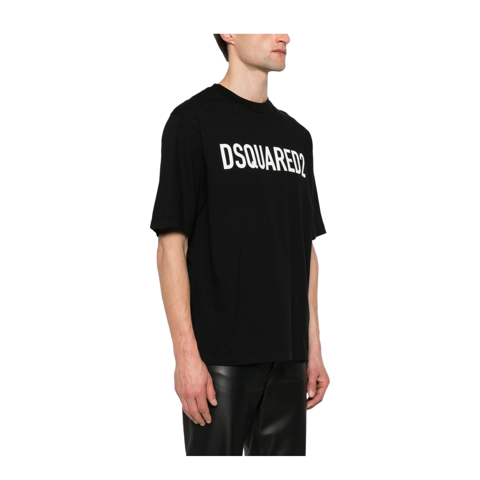 Logo Print T-Shirt - Black