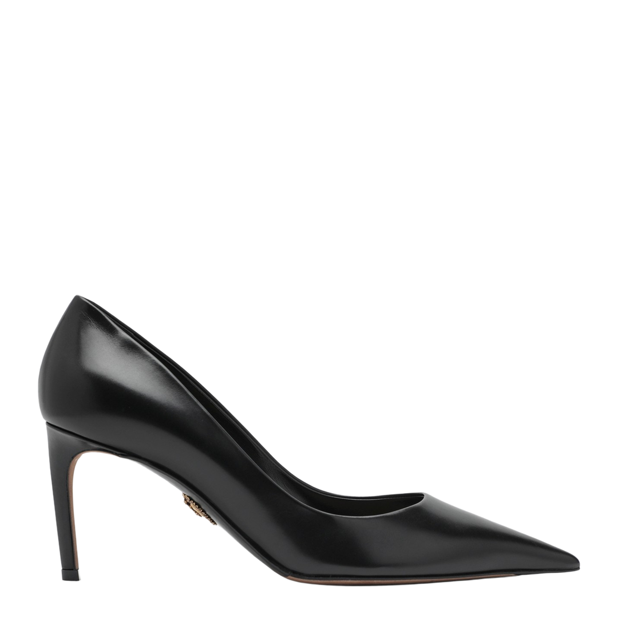 Black Calfskin Devotion Pumps