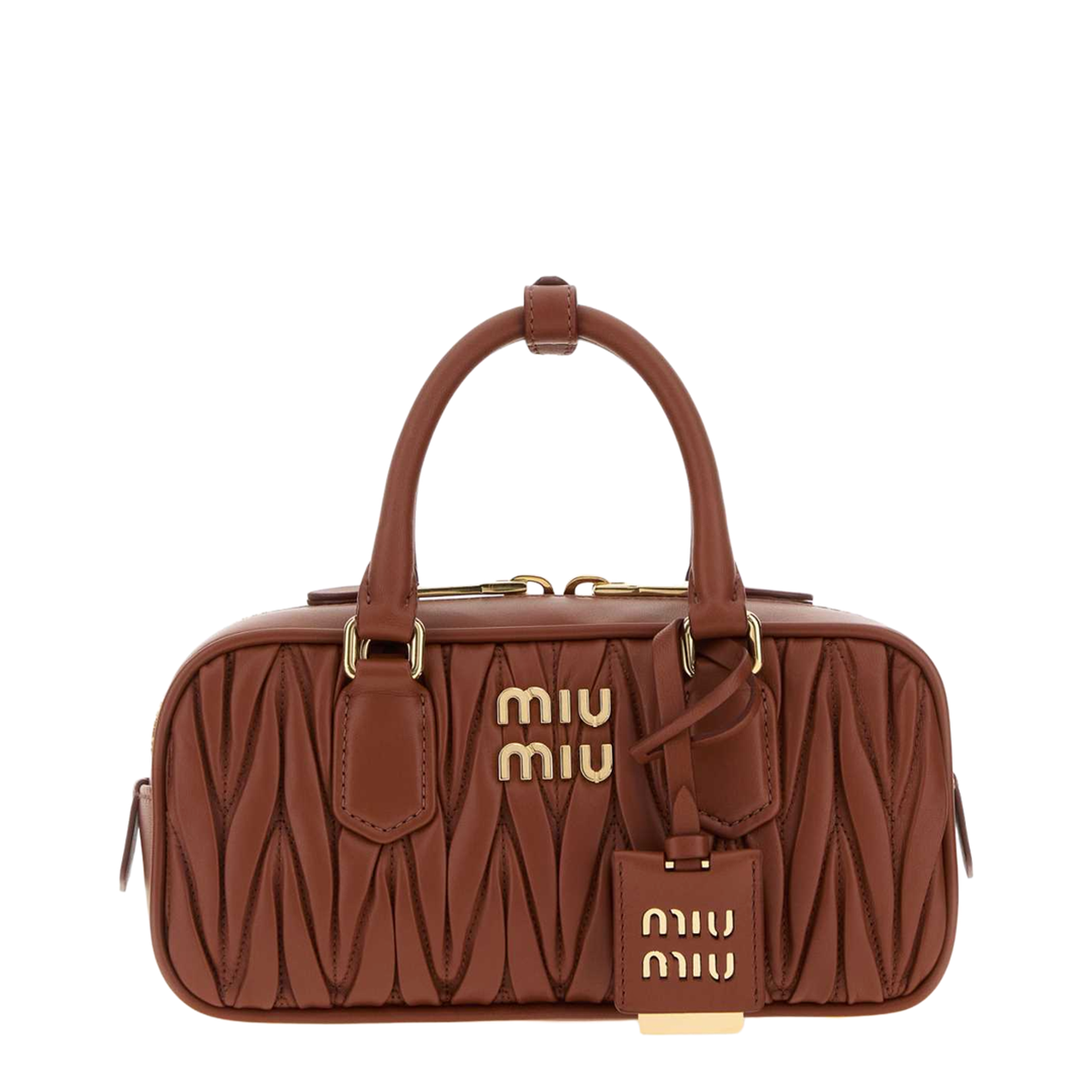 MAYFEYR - Miu Miu - Arcadie Bag In Matelassé Leather - 5BB142VOONAN88F0033