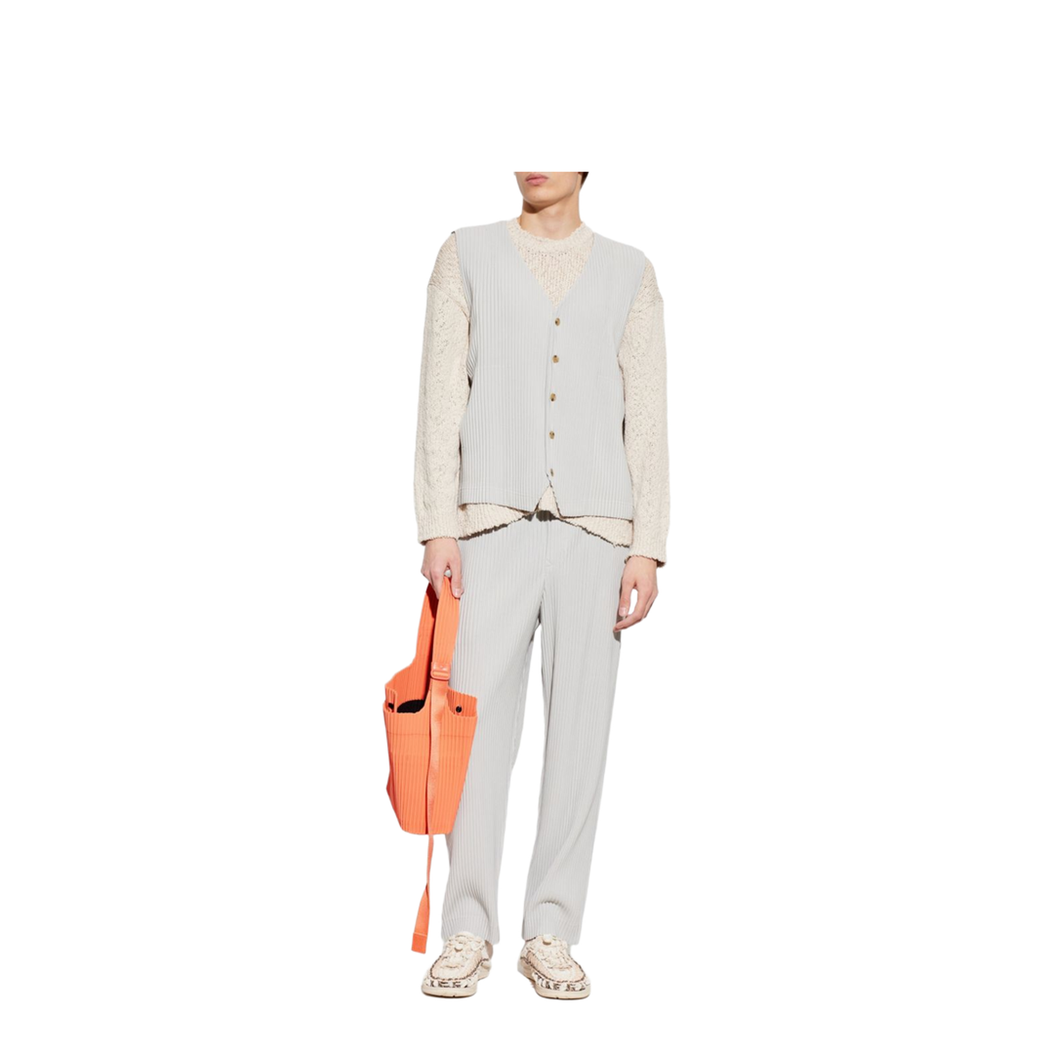 MAYFEYR - Bao Bao Issey Miyake - Light Grey Sweaters - HP67JE51111