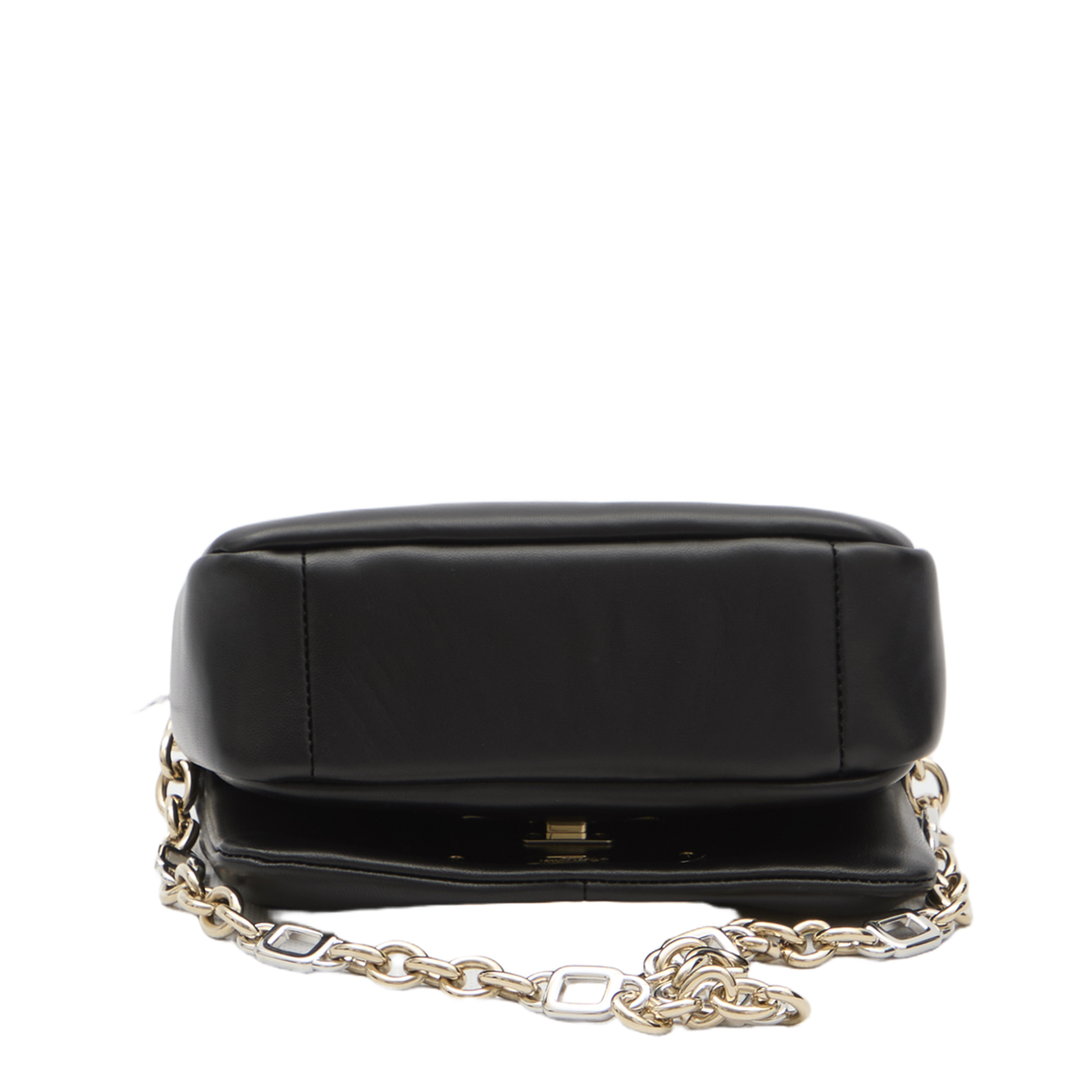 Viv' Choc Mini Bag in leather