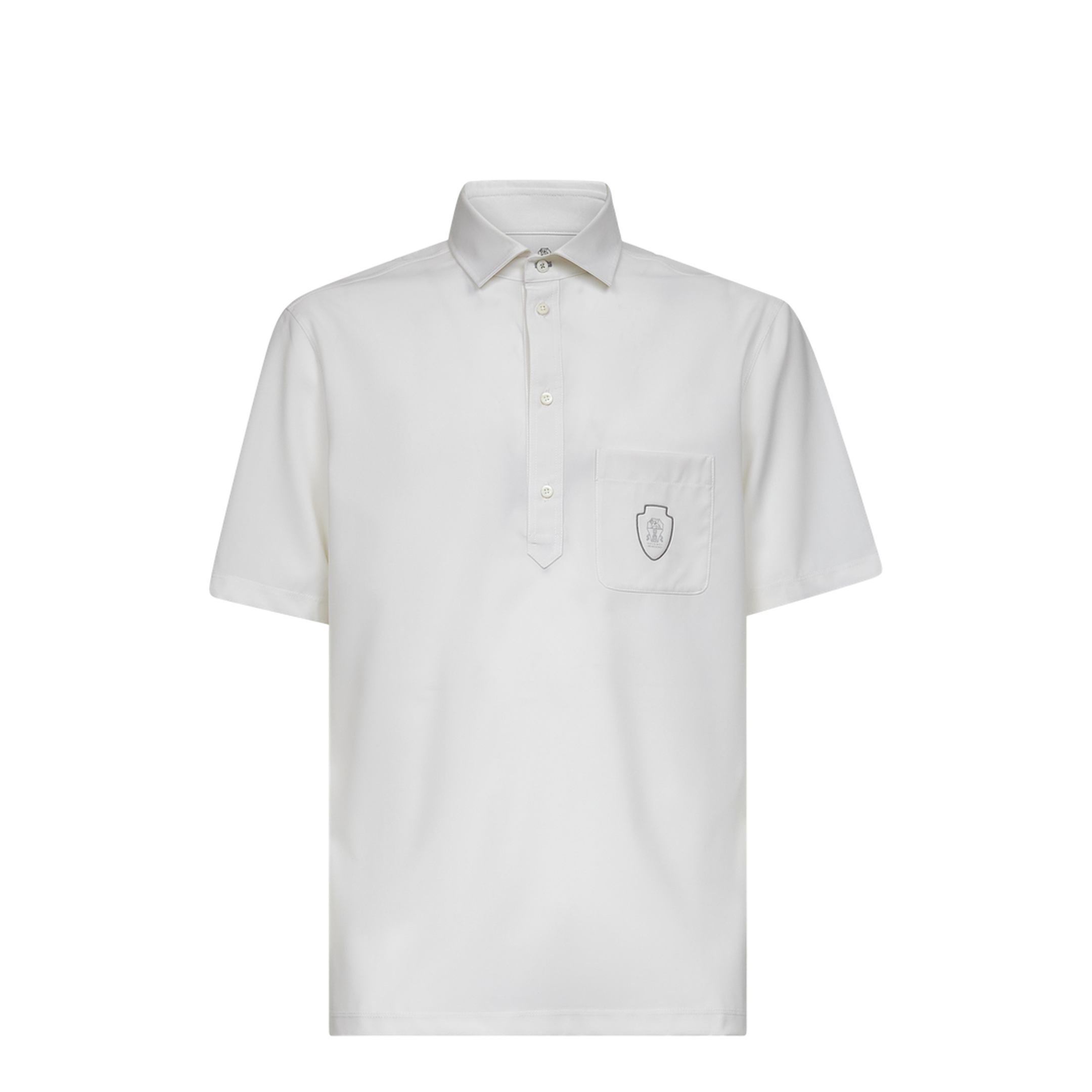 MAYFEYR - Brunello Cucinelli - Polo Shirt With Chest Pocket And Logo - MM6961301FCTL60