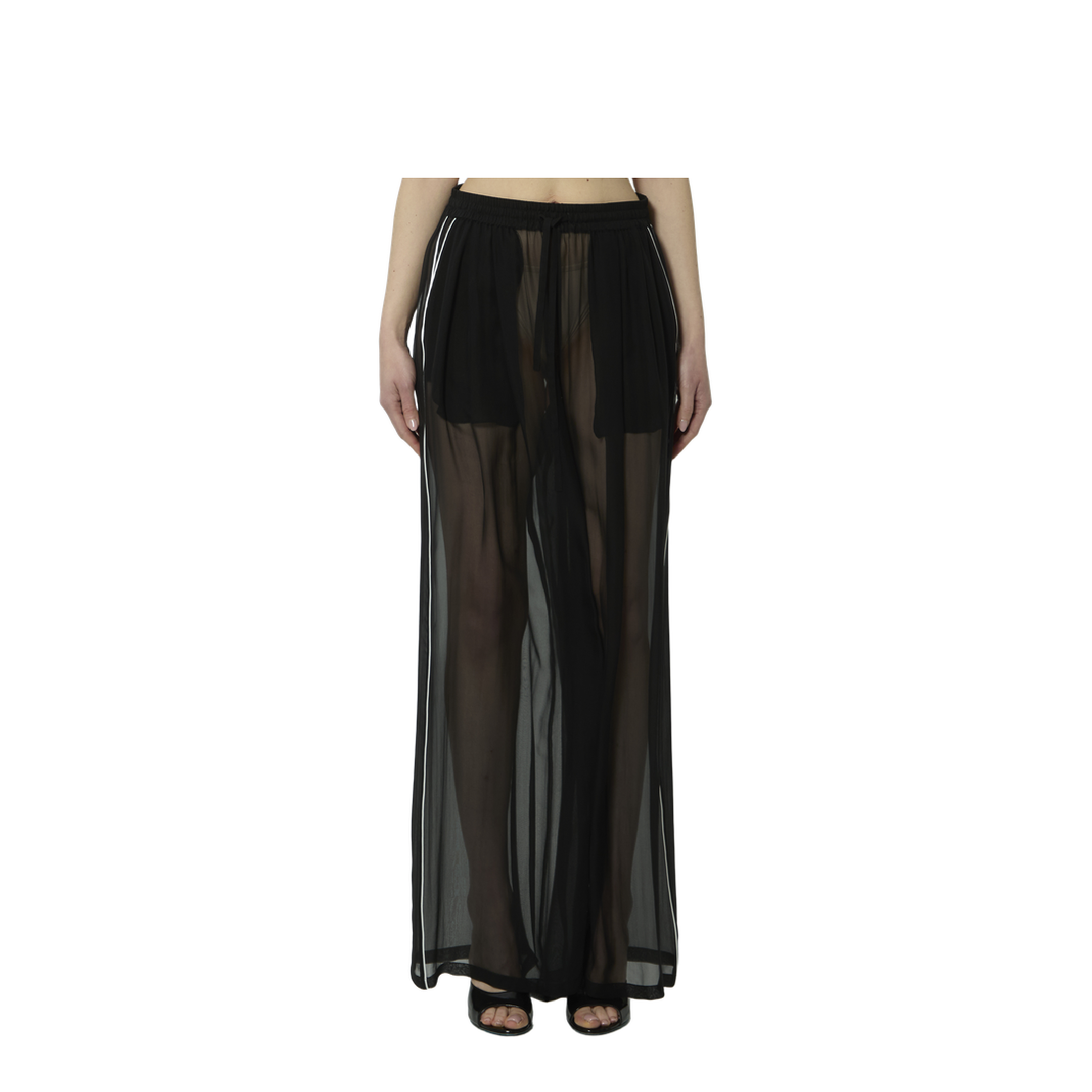 MAYFEYR - Dolce & Gabbana - Silk Chiffon Trousers - FTDJETFU1ATN0000