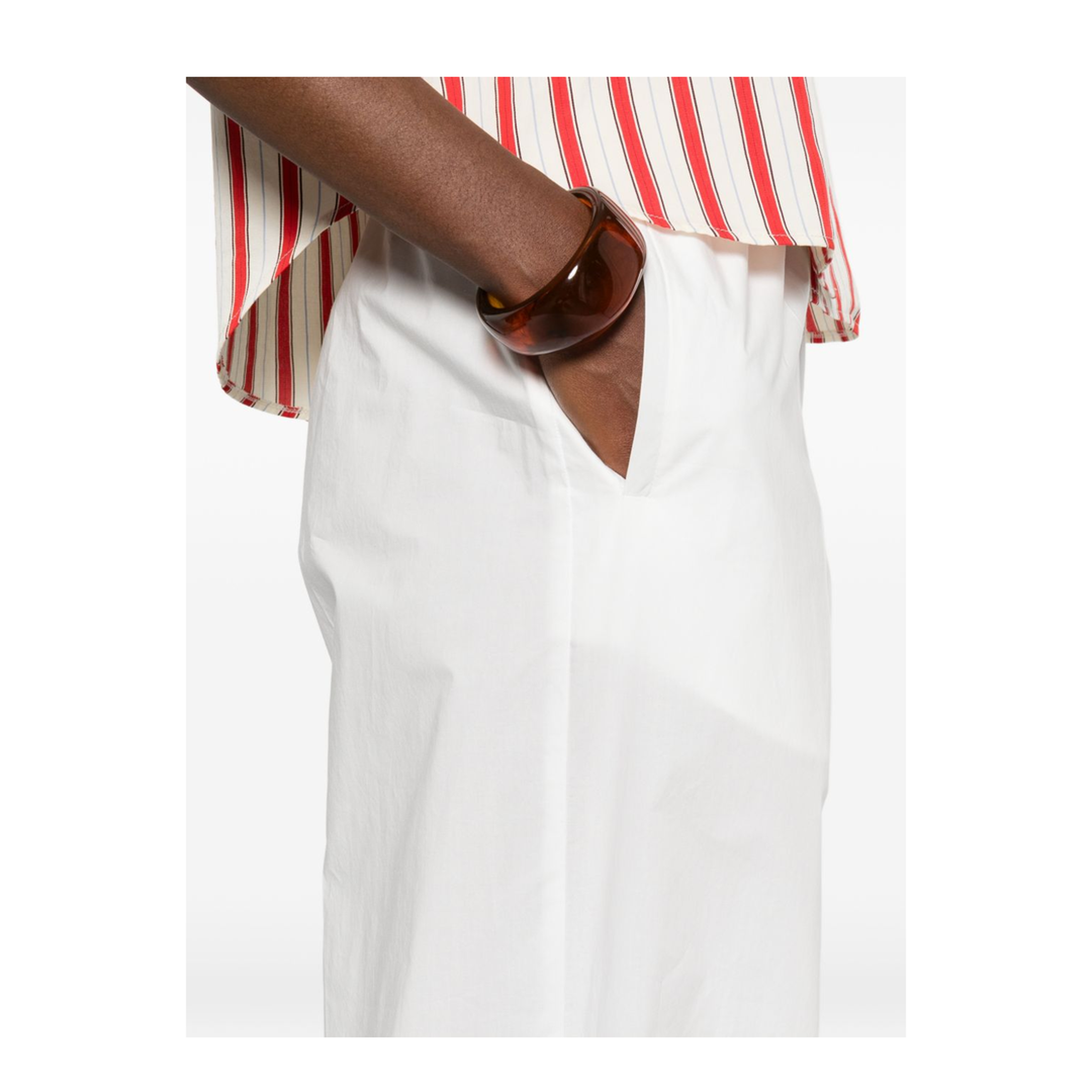 MAYFEYR - Forte Forte - Trousers White - 14834MYPANTSCRYSTAL