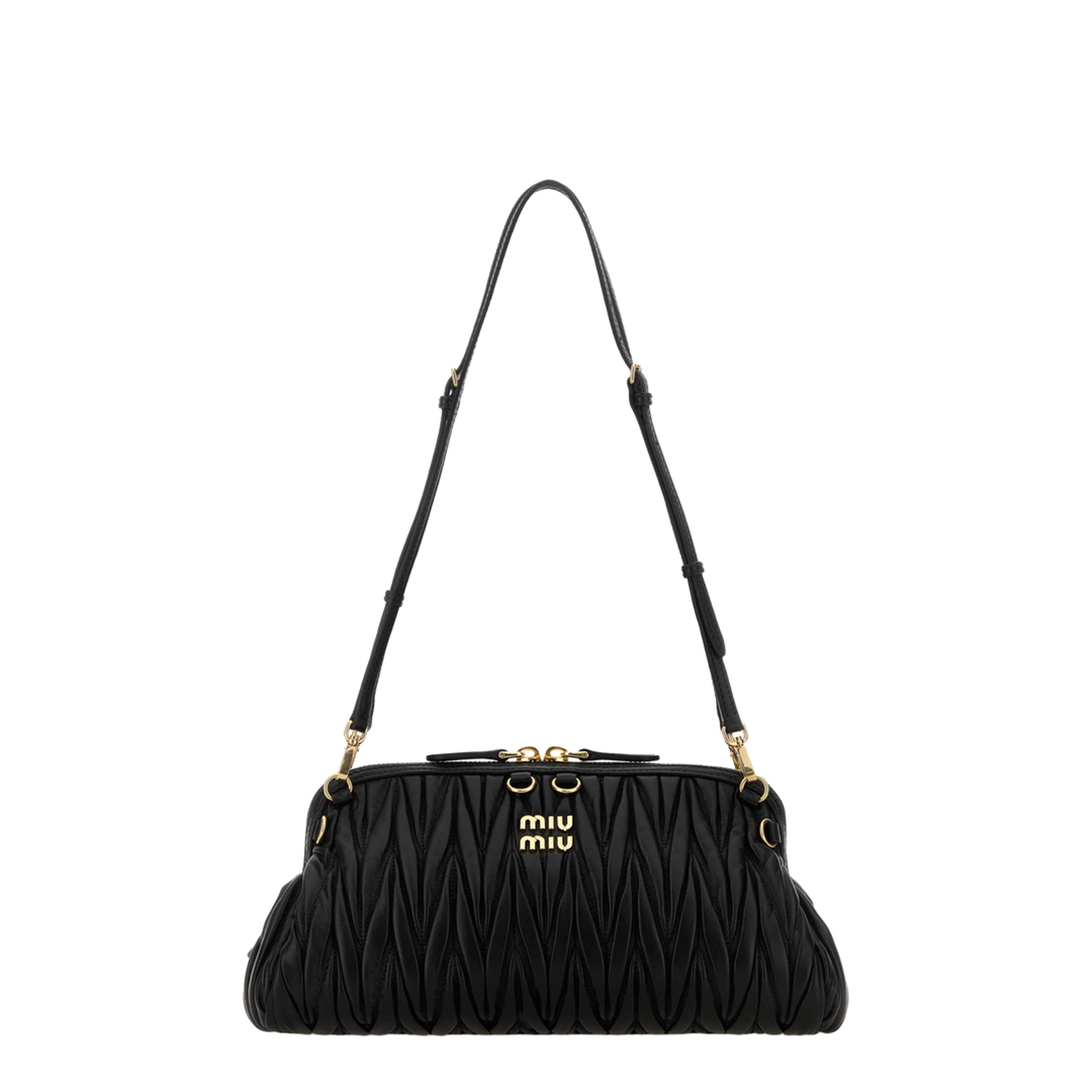 Black Leather Shoulder Bag