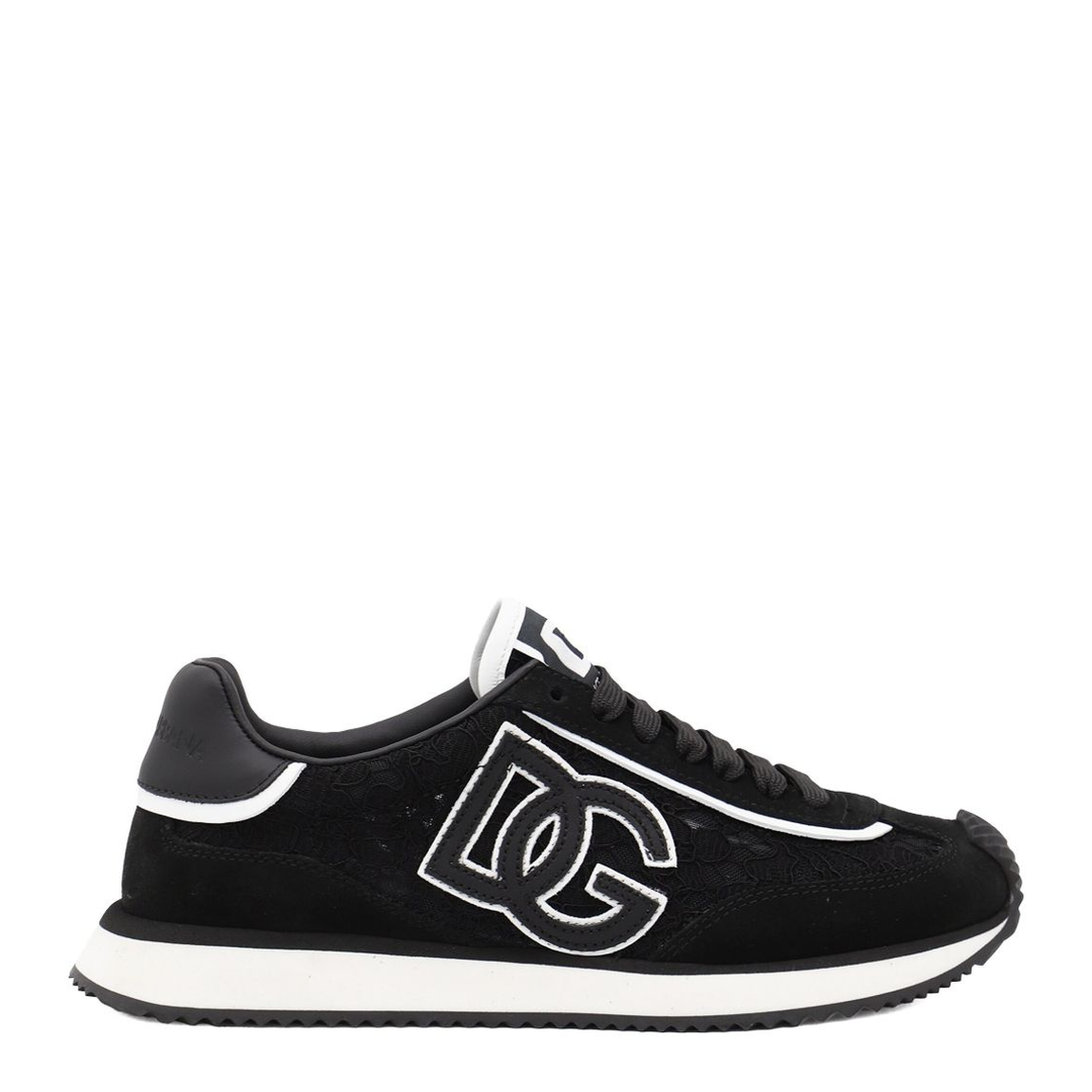 Cushion Sneakers in Calfskin and Fabric