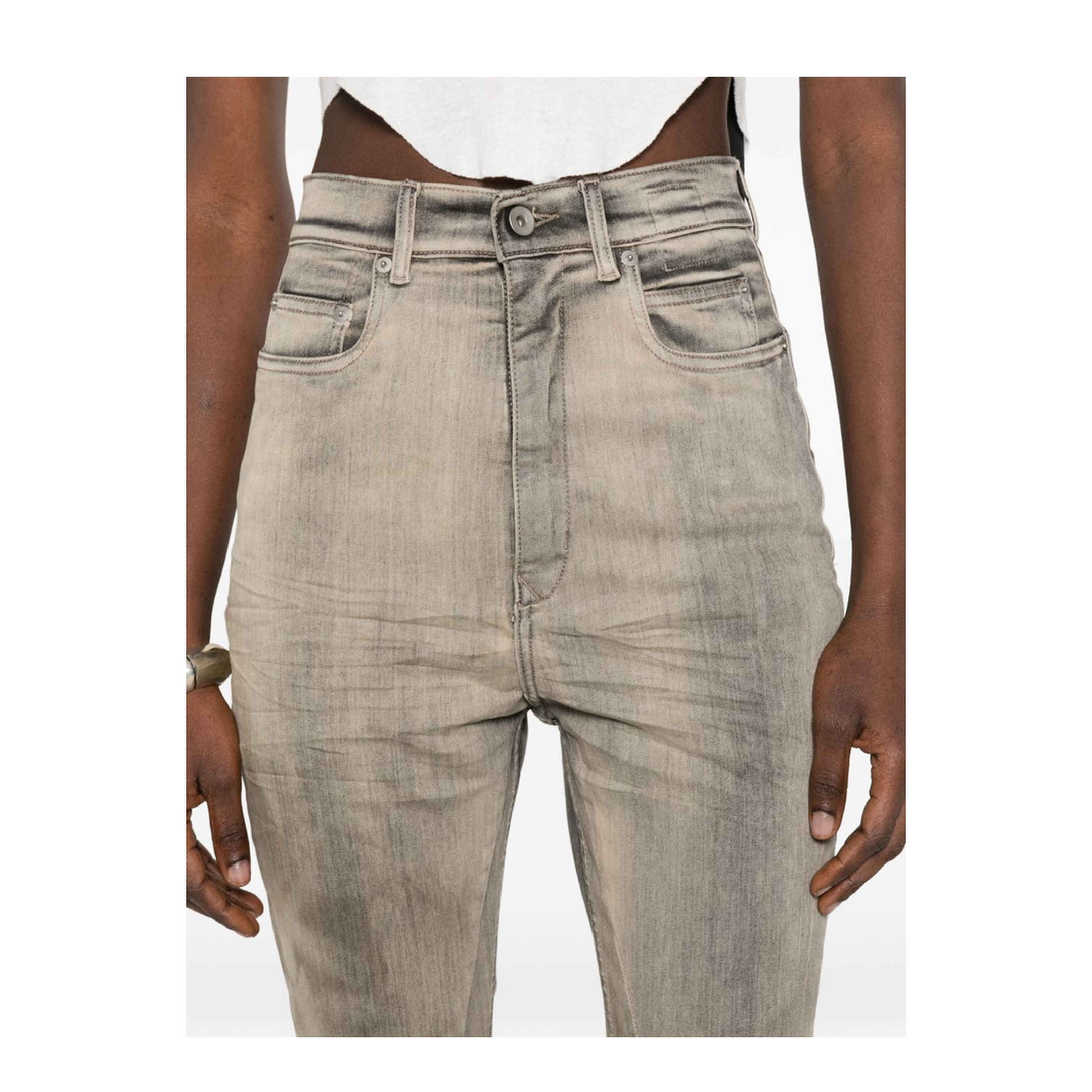 MAYFEYR - Rick Owens - Drkshdw Jeans Grey - DS01F4311SDST34