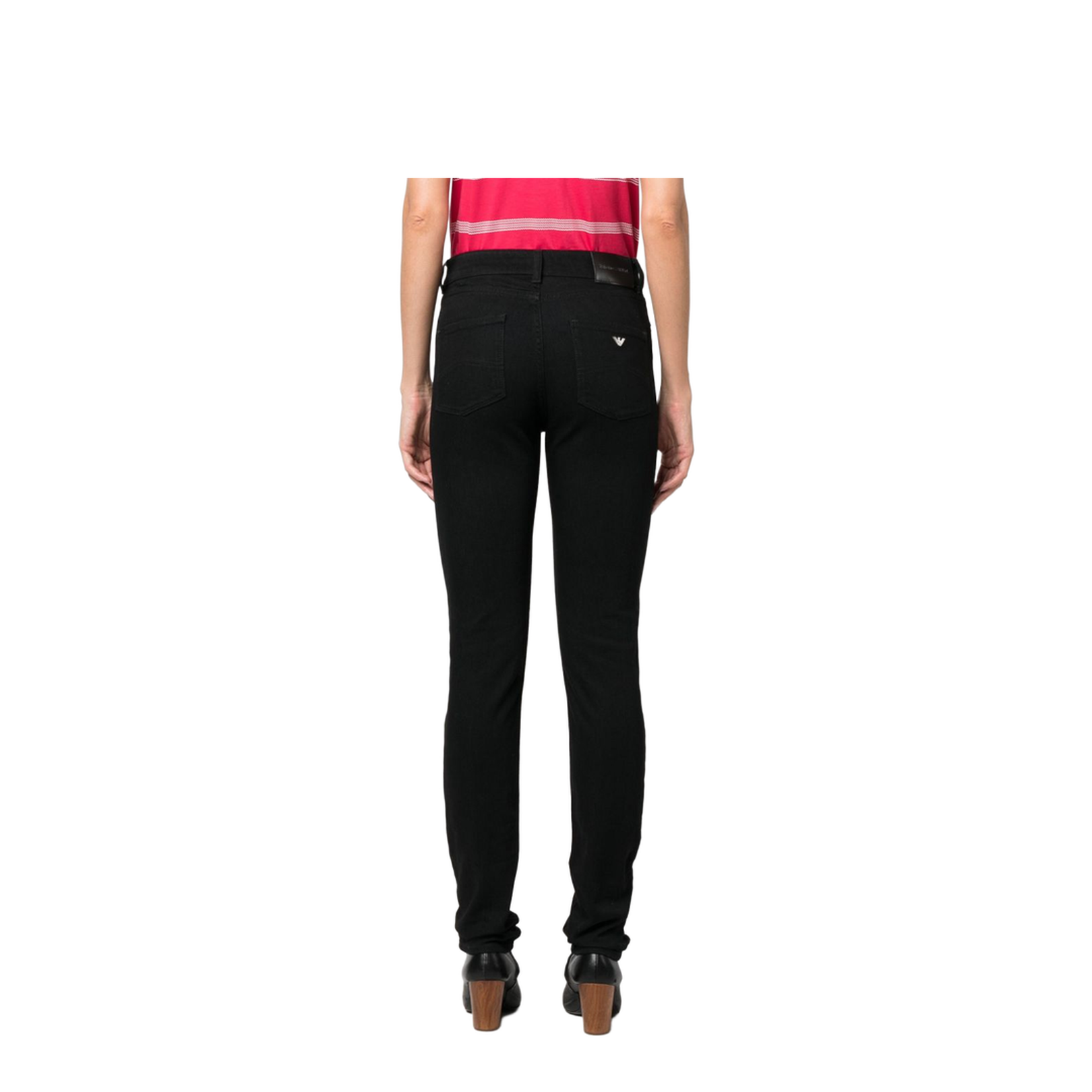 High-rise Skinny-leg Jeans in Comfort Denim